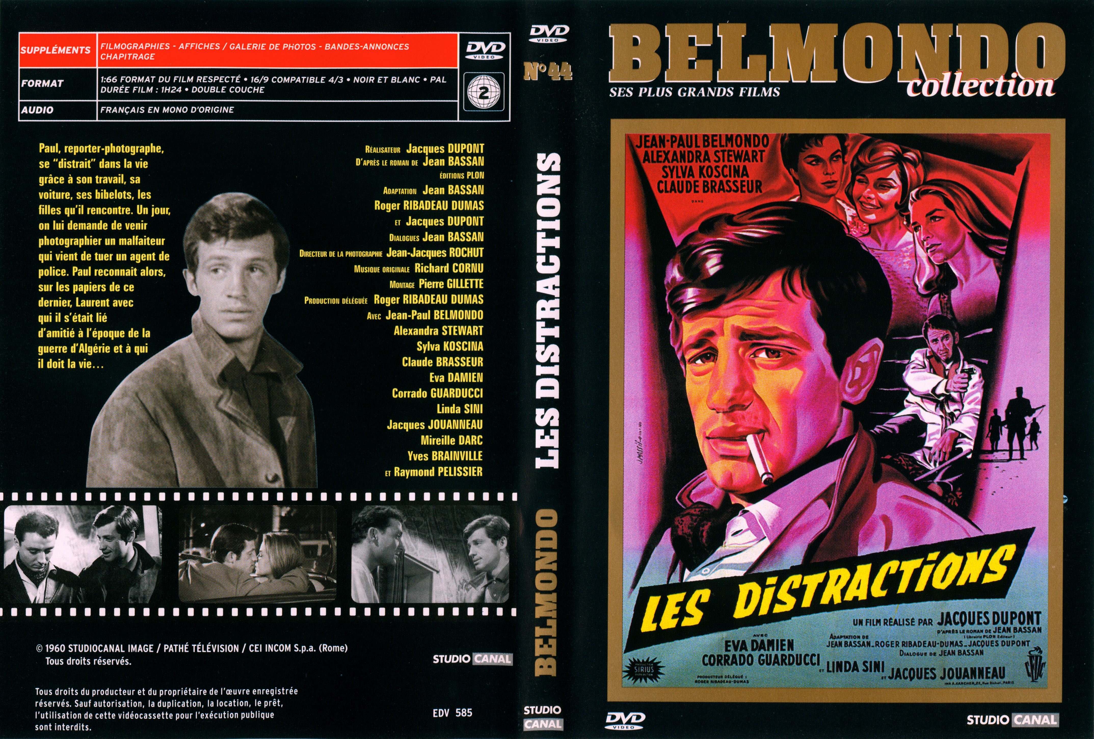 Jaquette DVD Les distractions