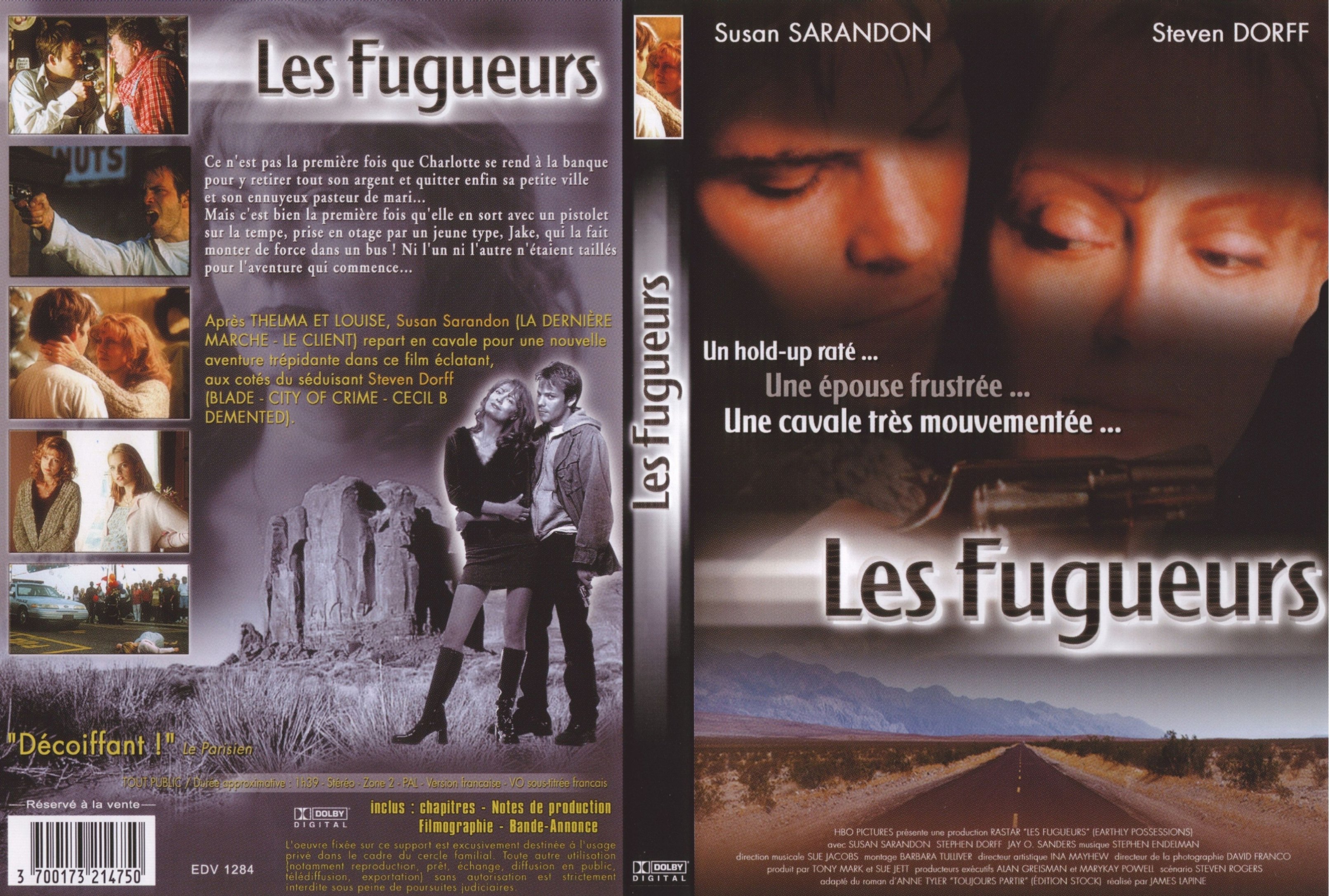 Jaquette DVD Les fugueurs