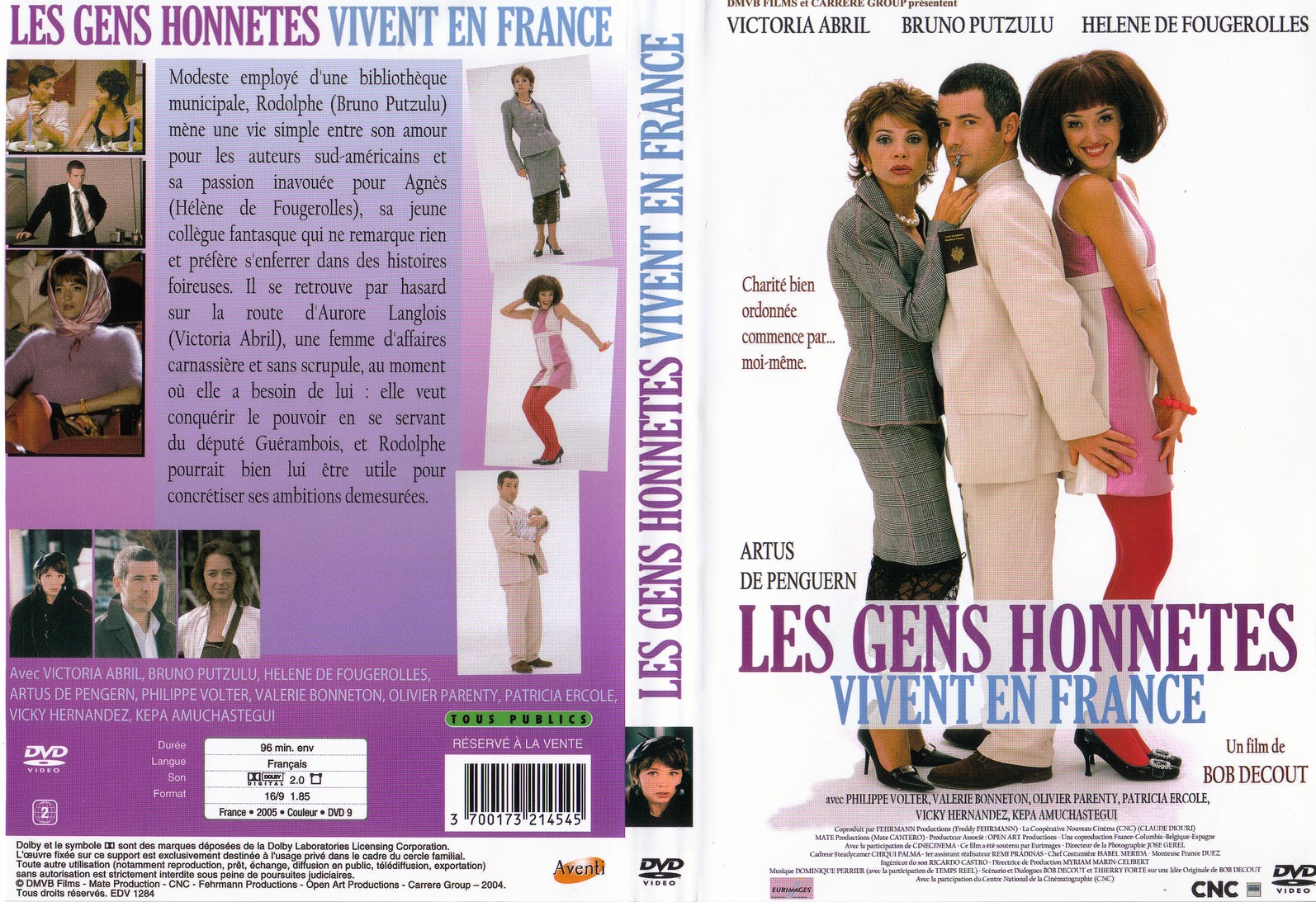 Jaquette DVD Les gens honnetes vivent en France