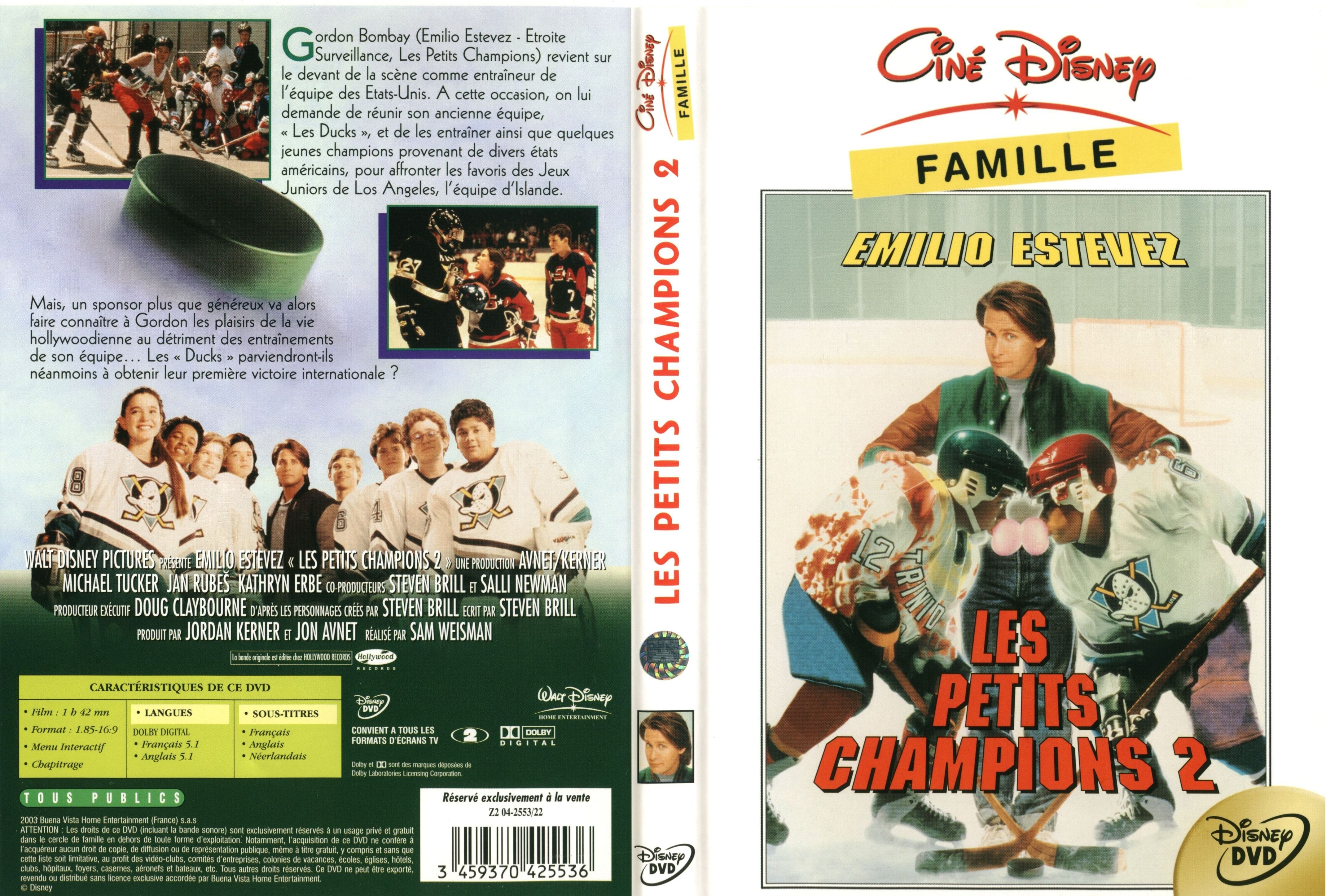 Jaquette DVD Les petits champions 2