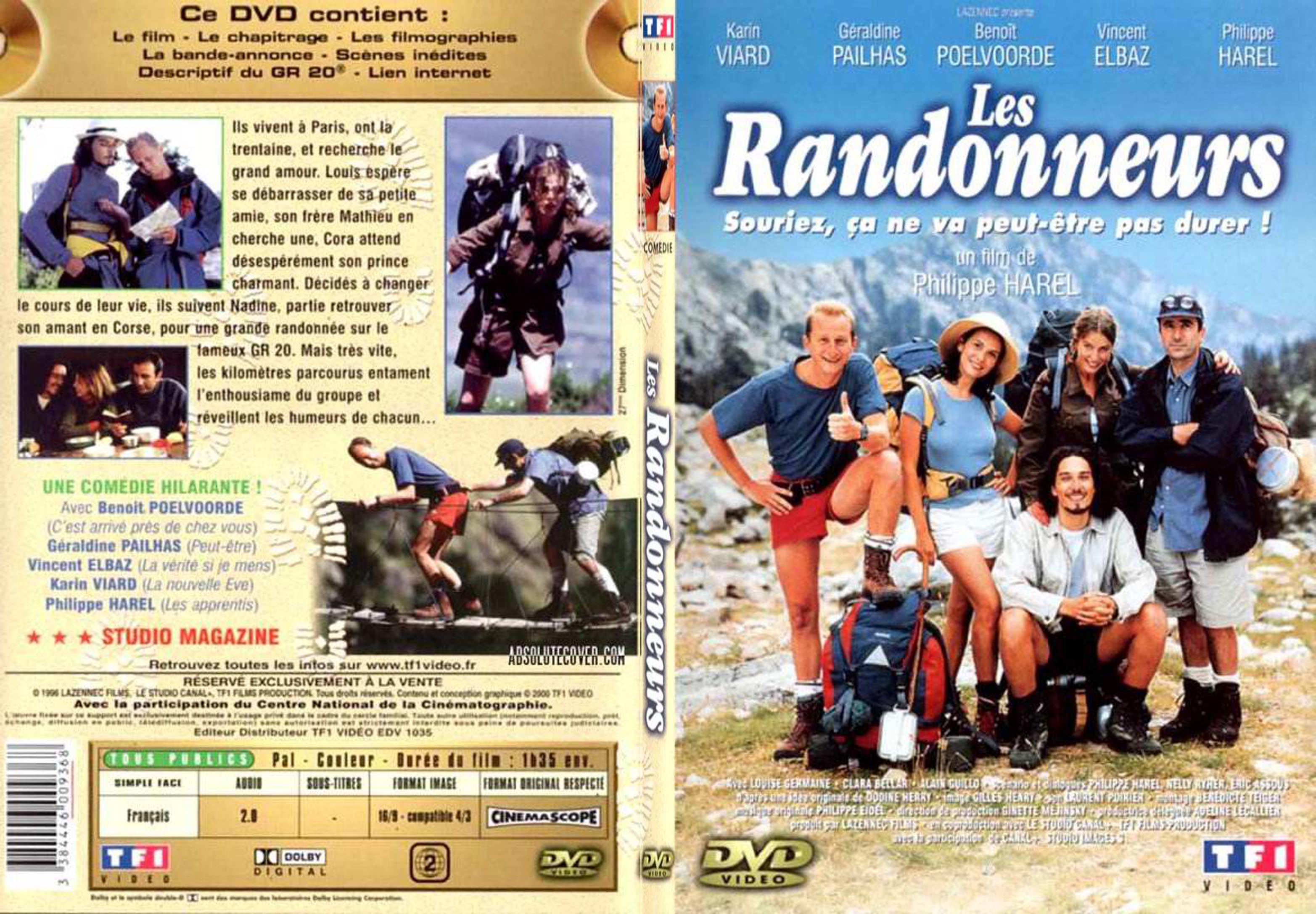 Jaquette DVD Les randonneurs - SLIM
