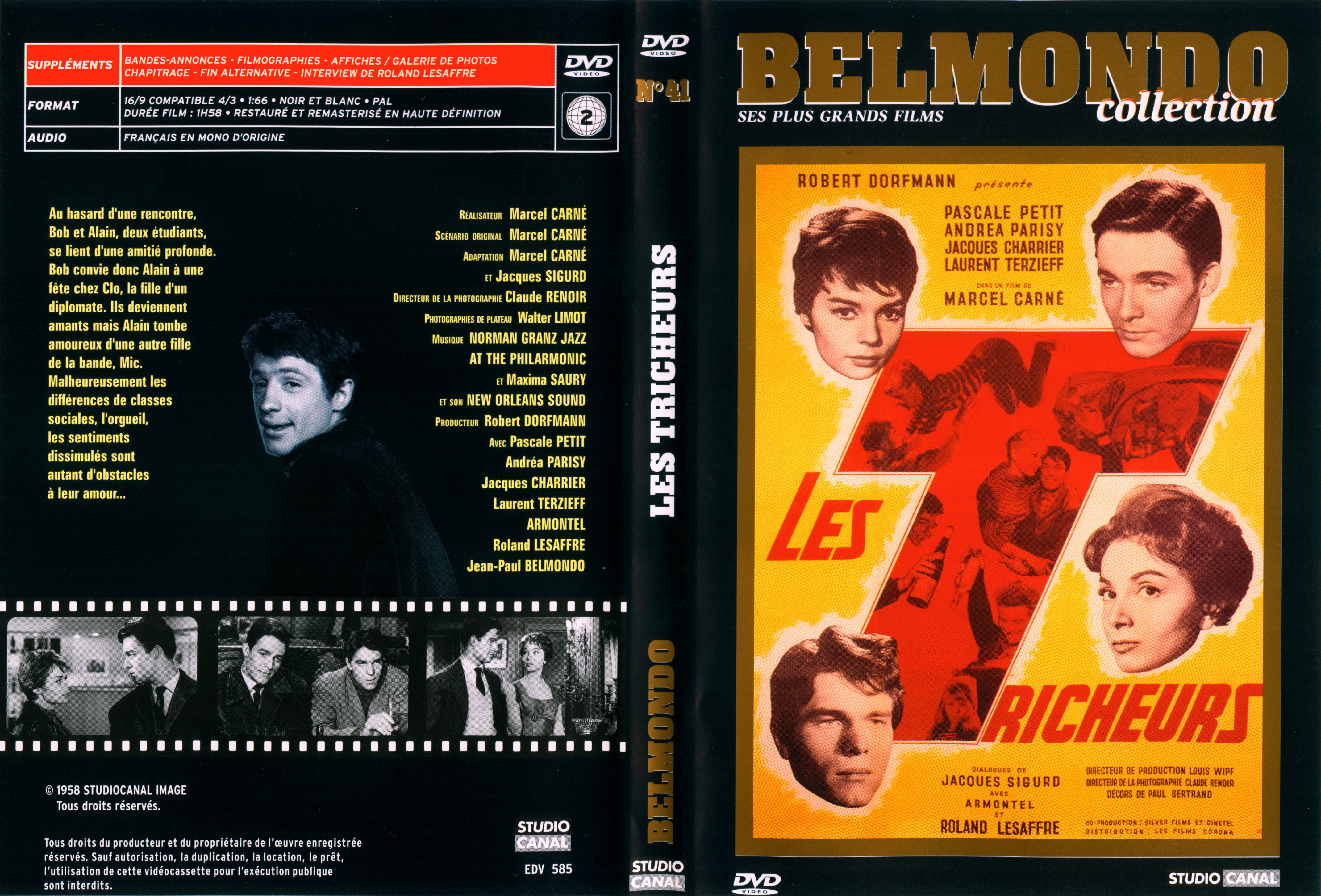 Jaquette DVD Les tricheurs