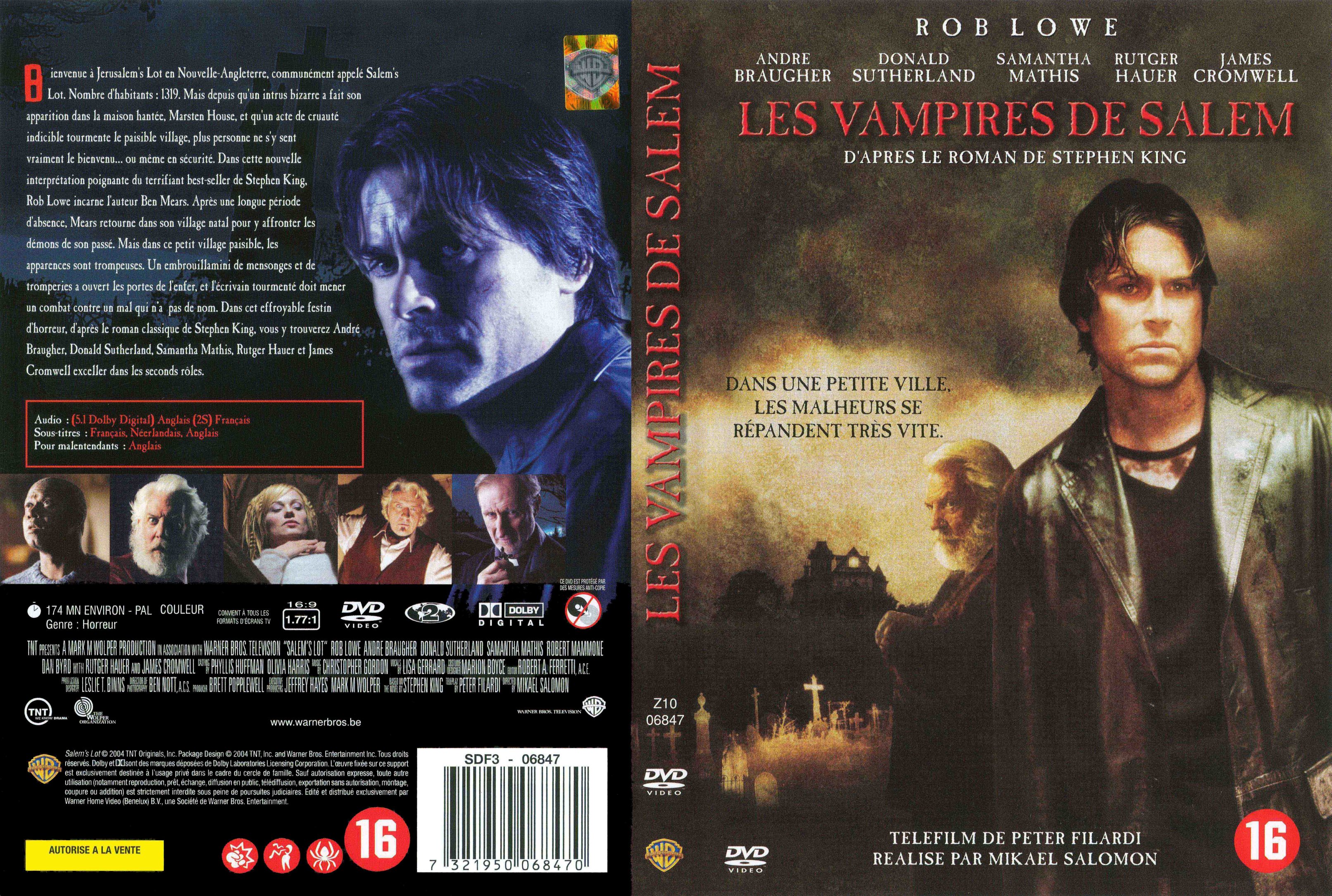 Jaquette DVD Les vampires de salem