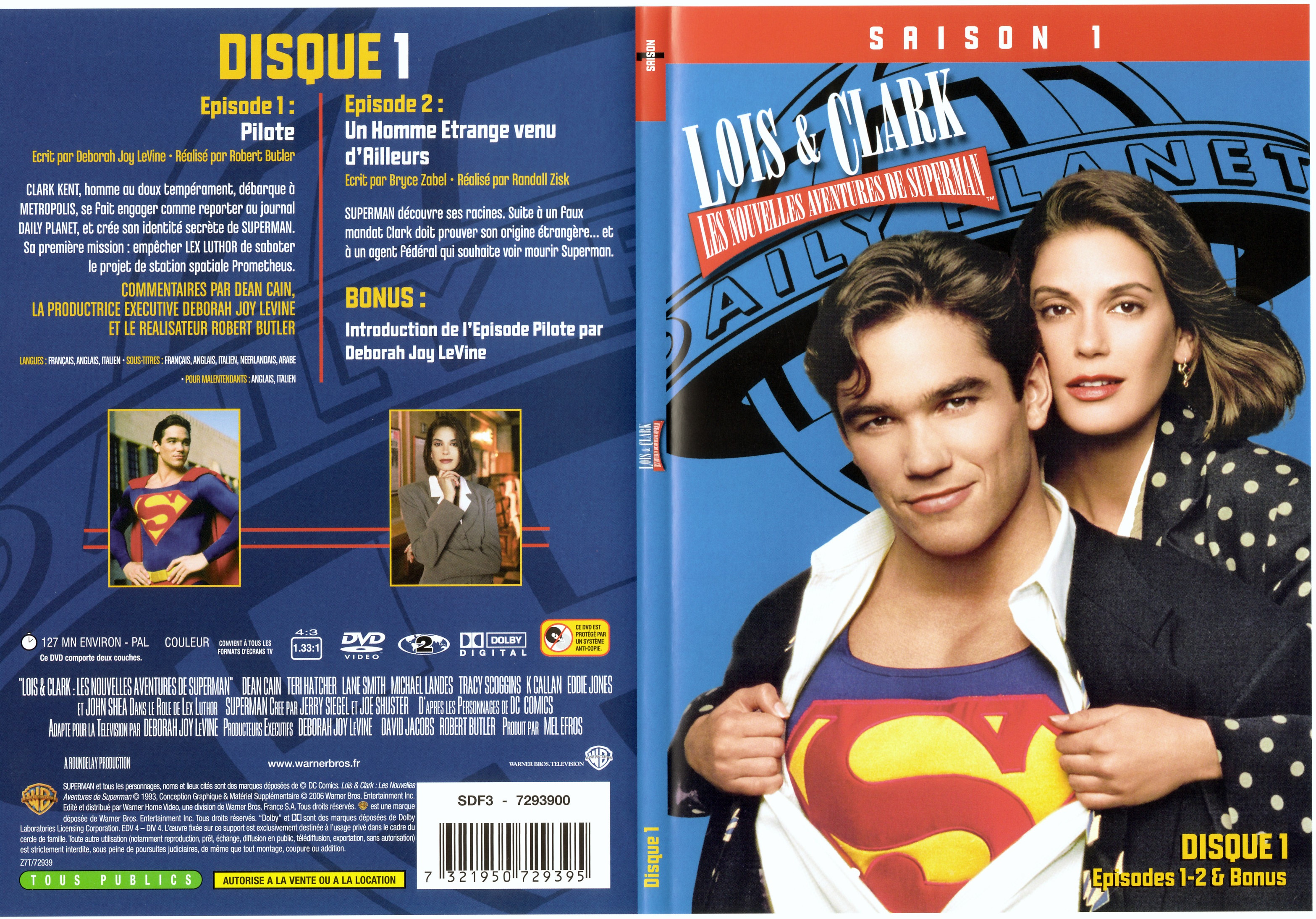 Jaquette DVD Lois et Clark Saison 1 vol 1