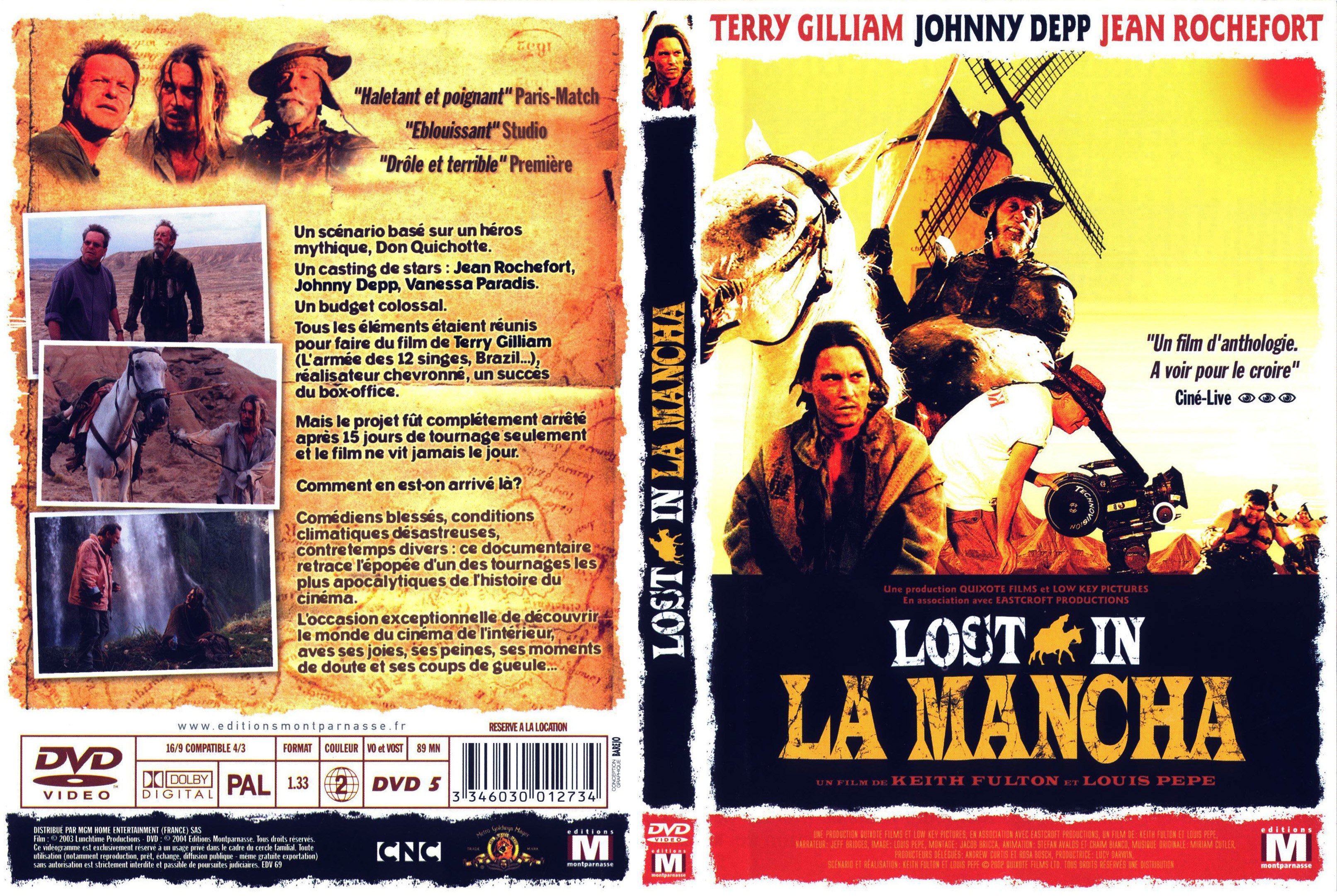 Jaquette DVD Lost in la mancha