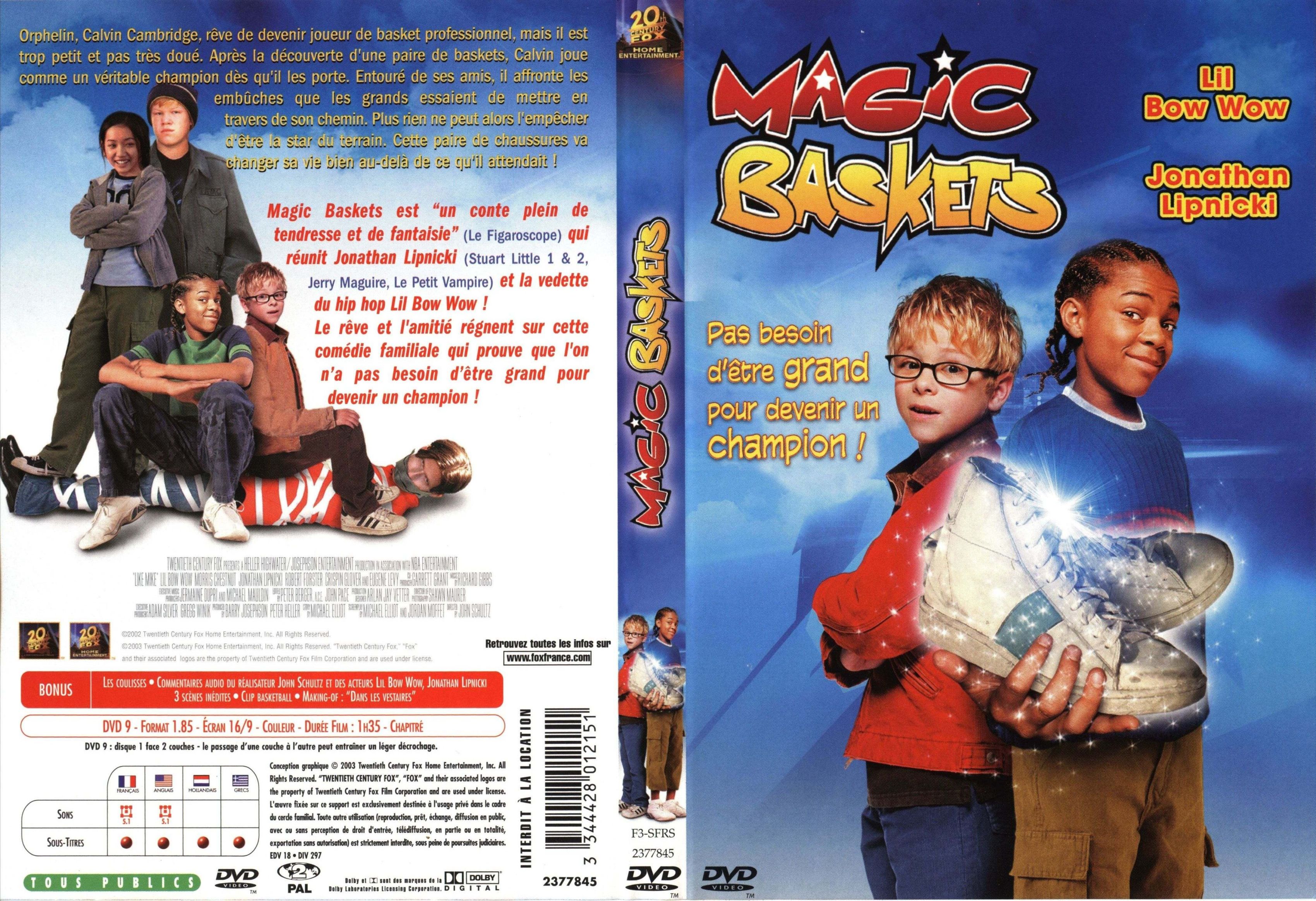 Jaquette DVD Magic baskets
