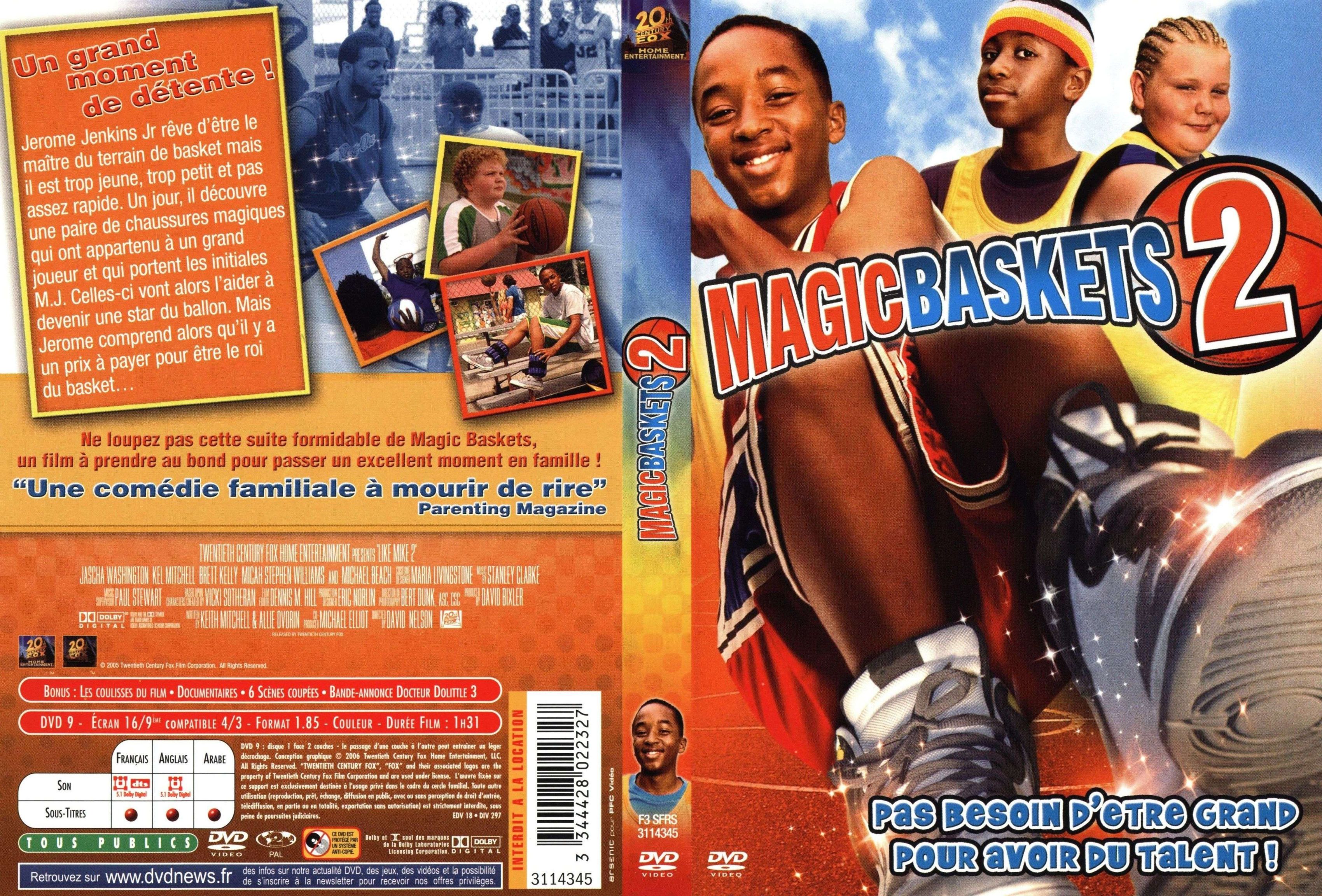 Jaquette DVD Magic baskets 2