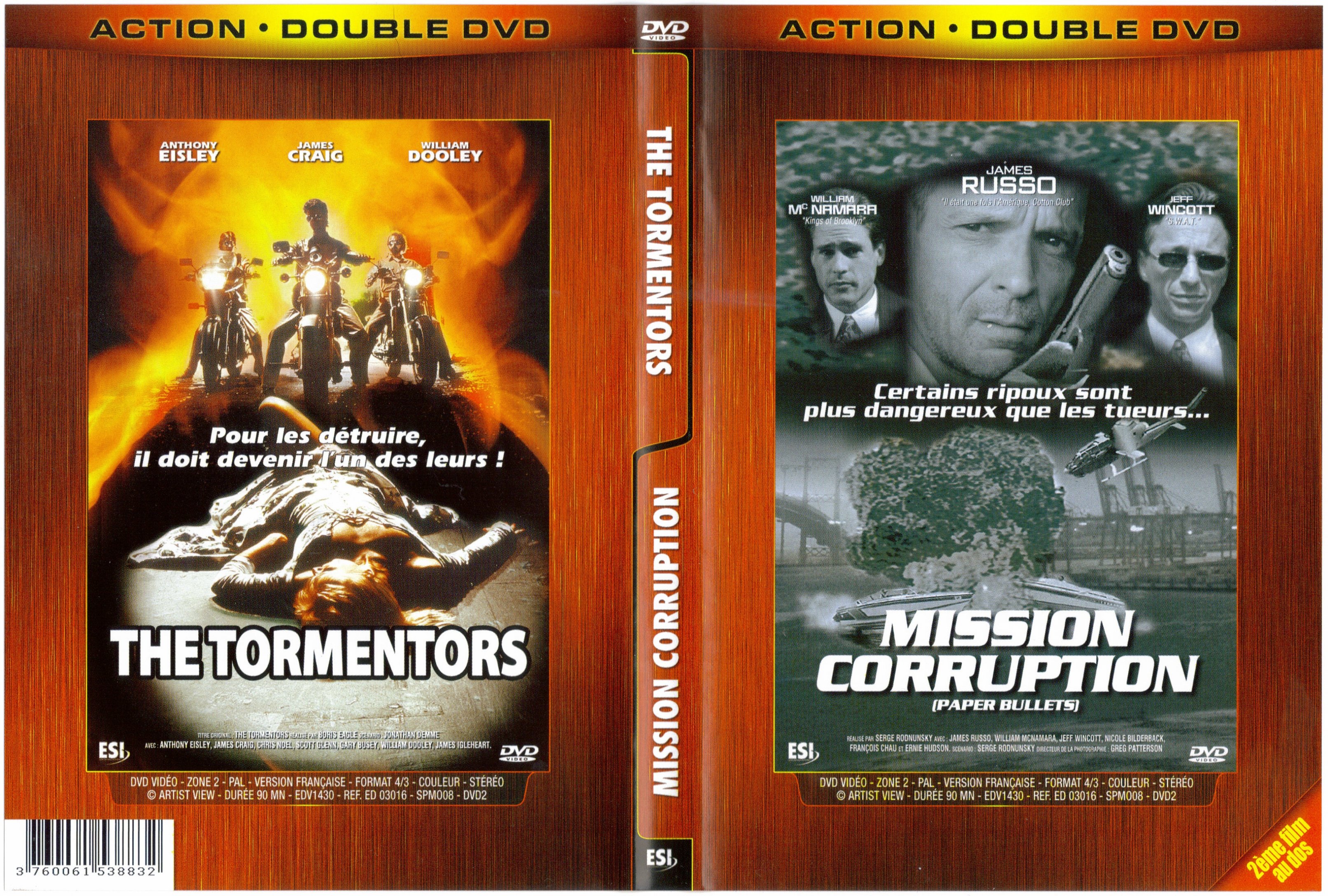 Jaquette DVD Mission corruption - the tormentors