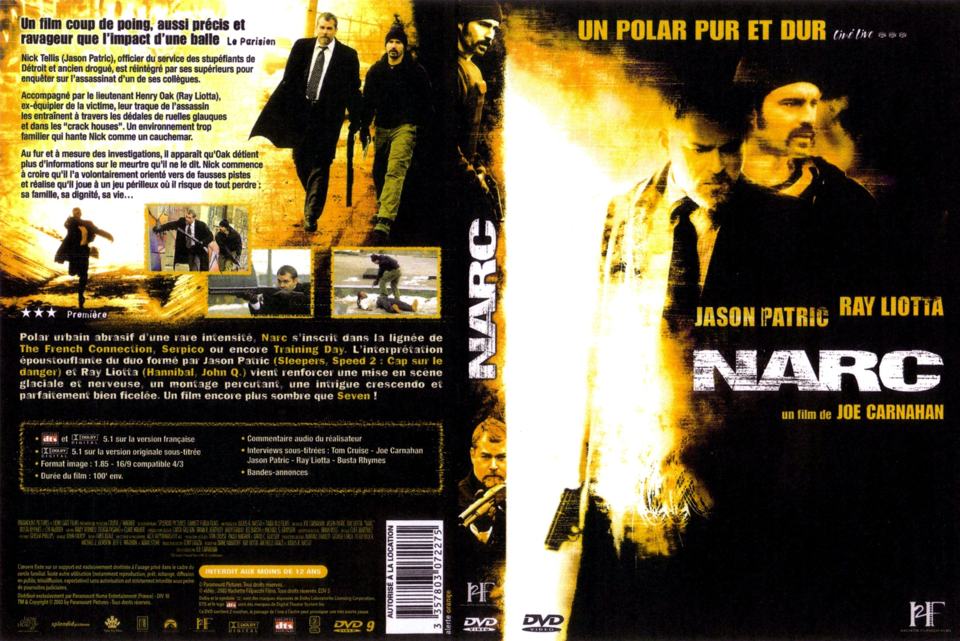 Jaquette DVD Narc