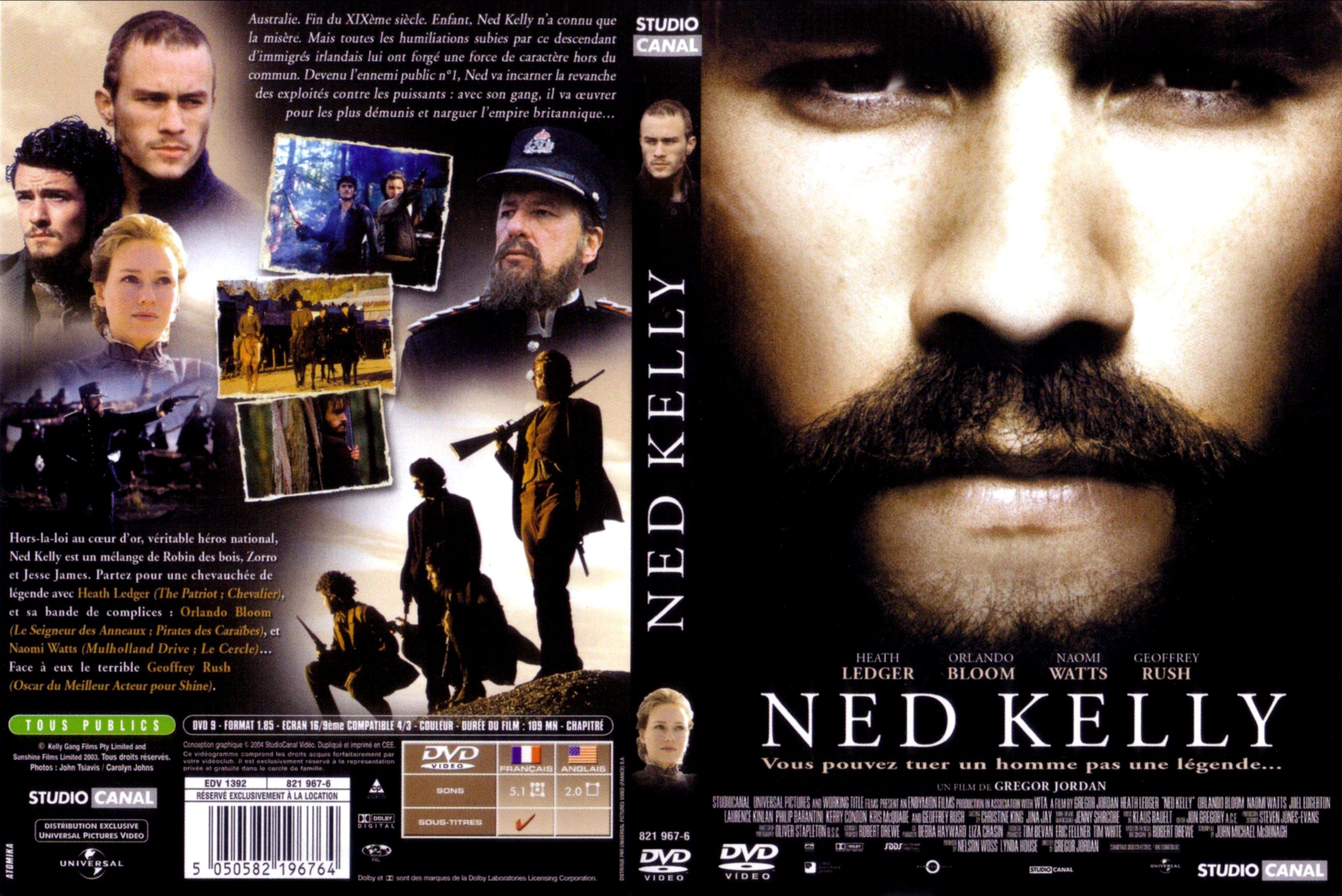 Jaquette DVD Ned Kelly