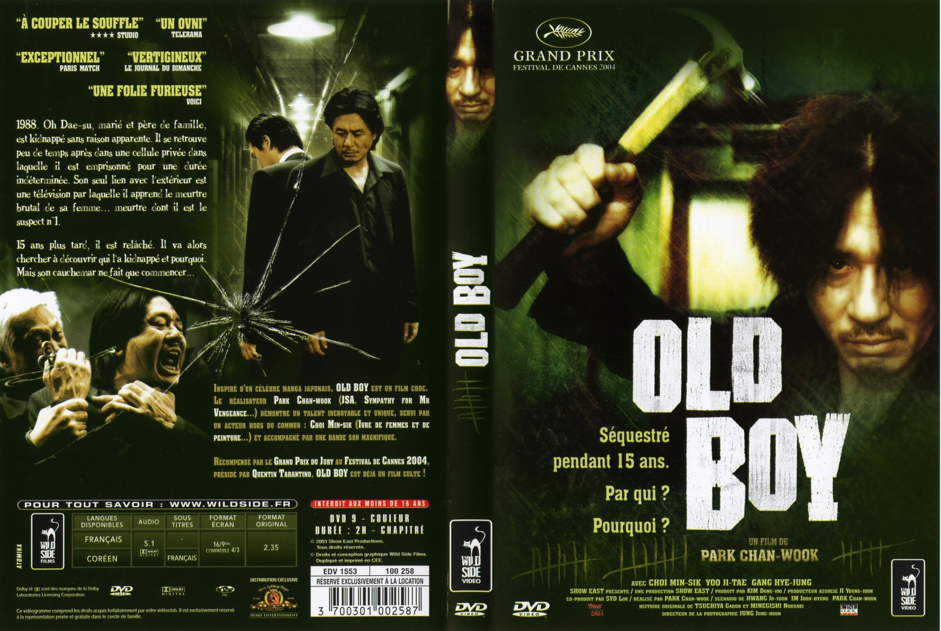 Jaquette DVD Old Boy