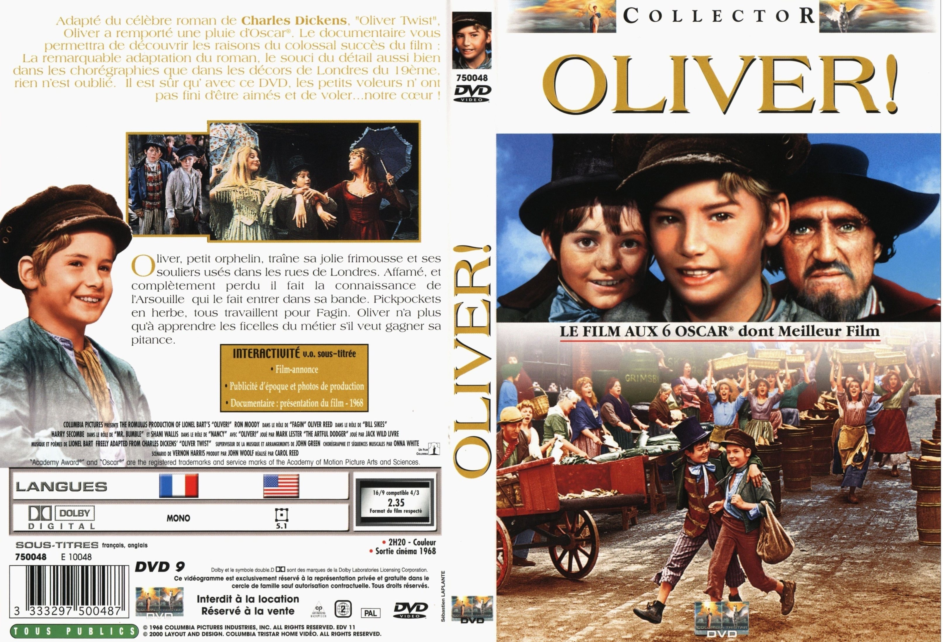 Jaquette DVD Oliver