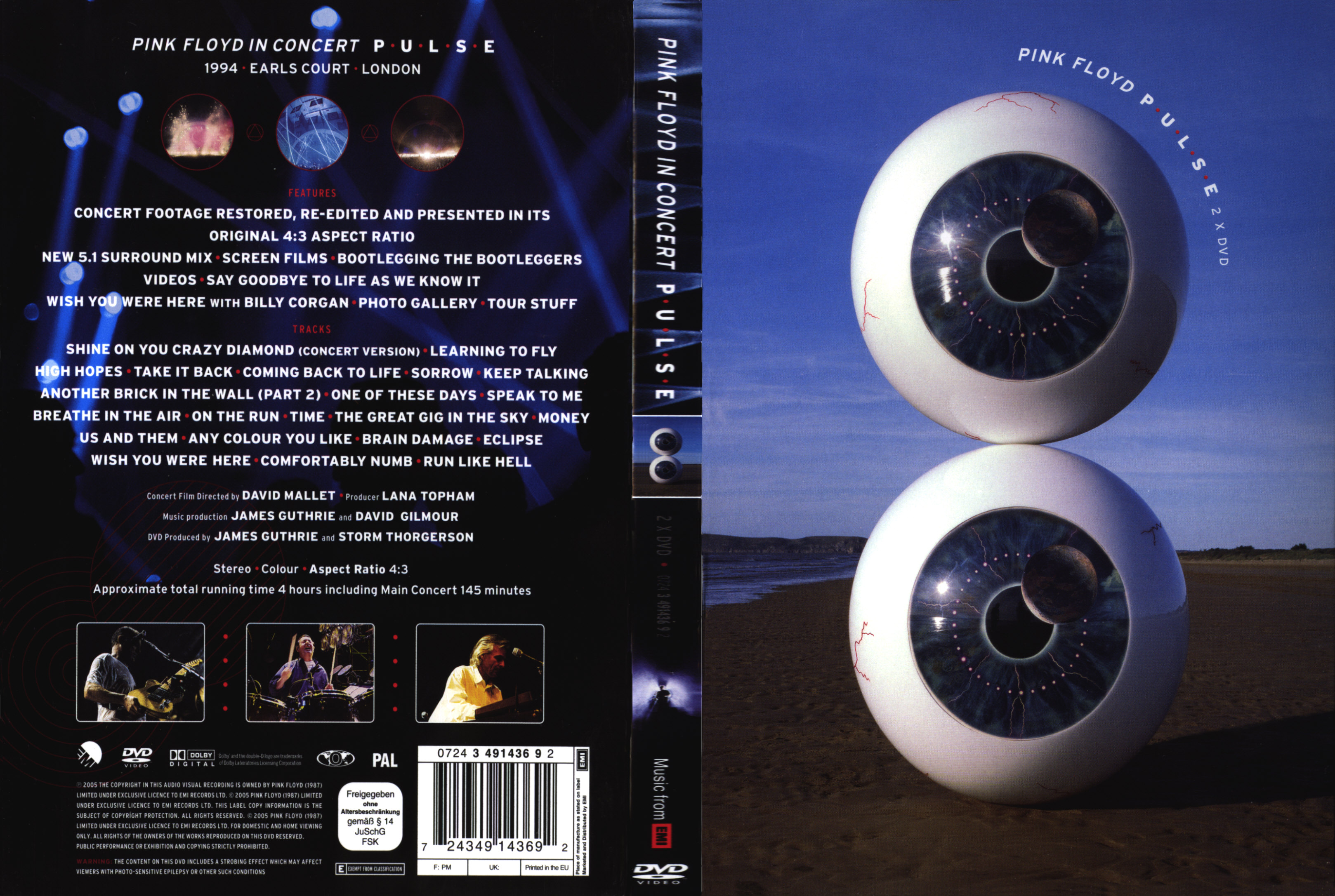 Jaquette DVD Pink Floyd pulse v2