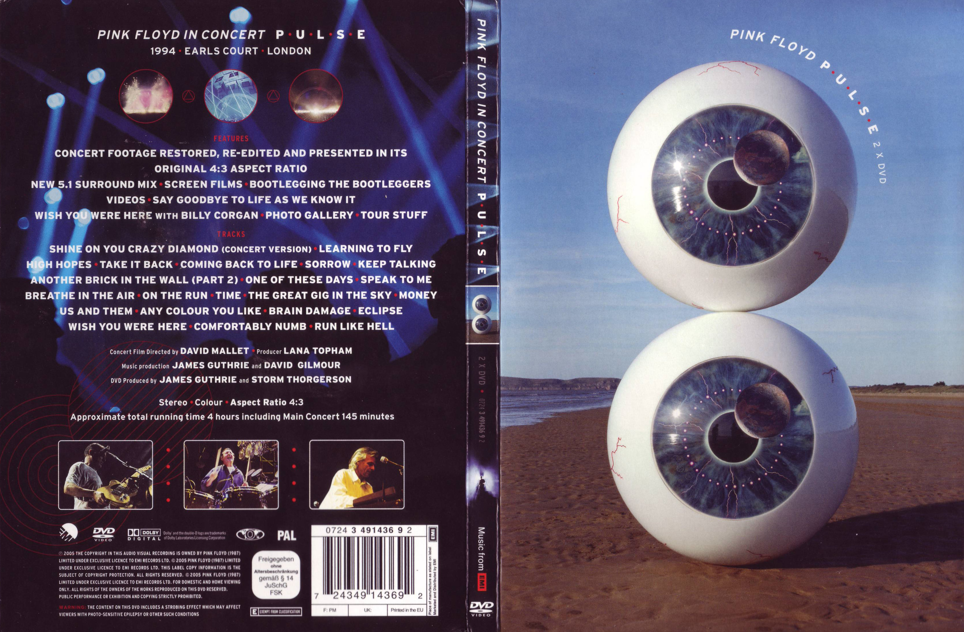 Jaquette DVD Pink Floyd pulse v3