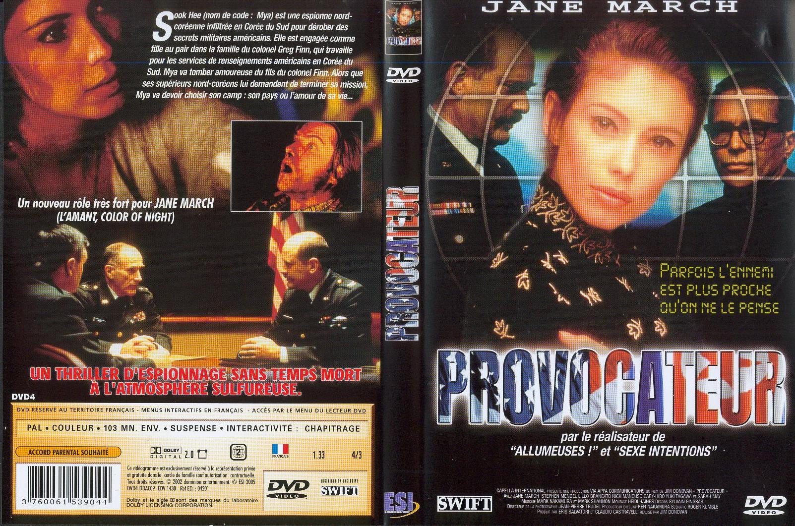 Jaquette DVD Provocateur