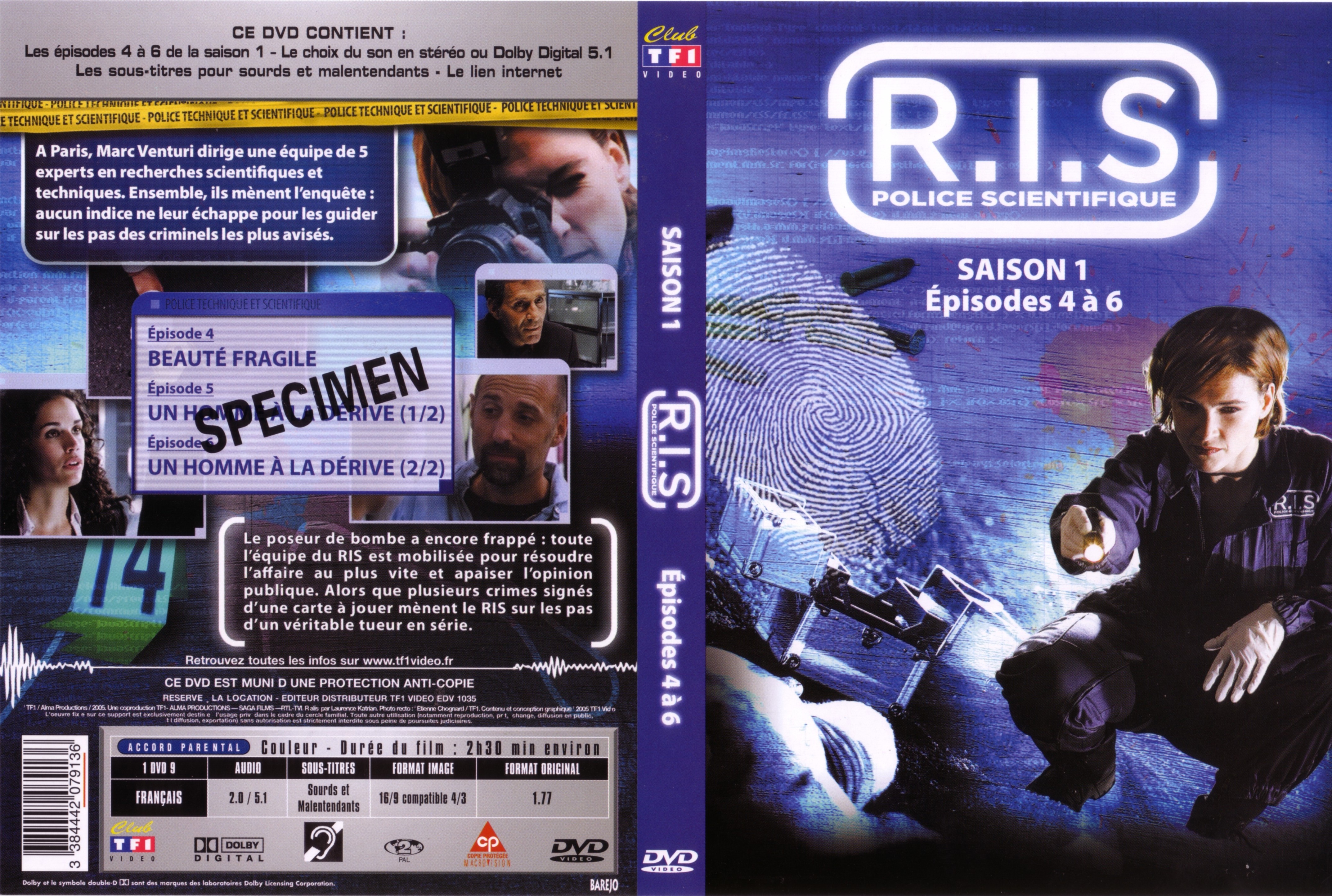 Jaquette DVD RIS Saison 1 vol 2