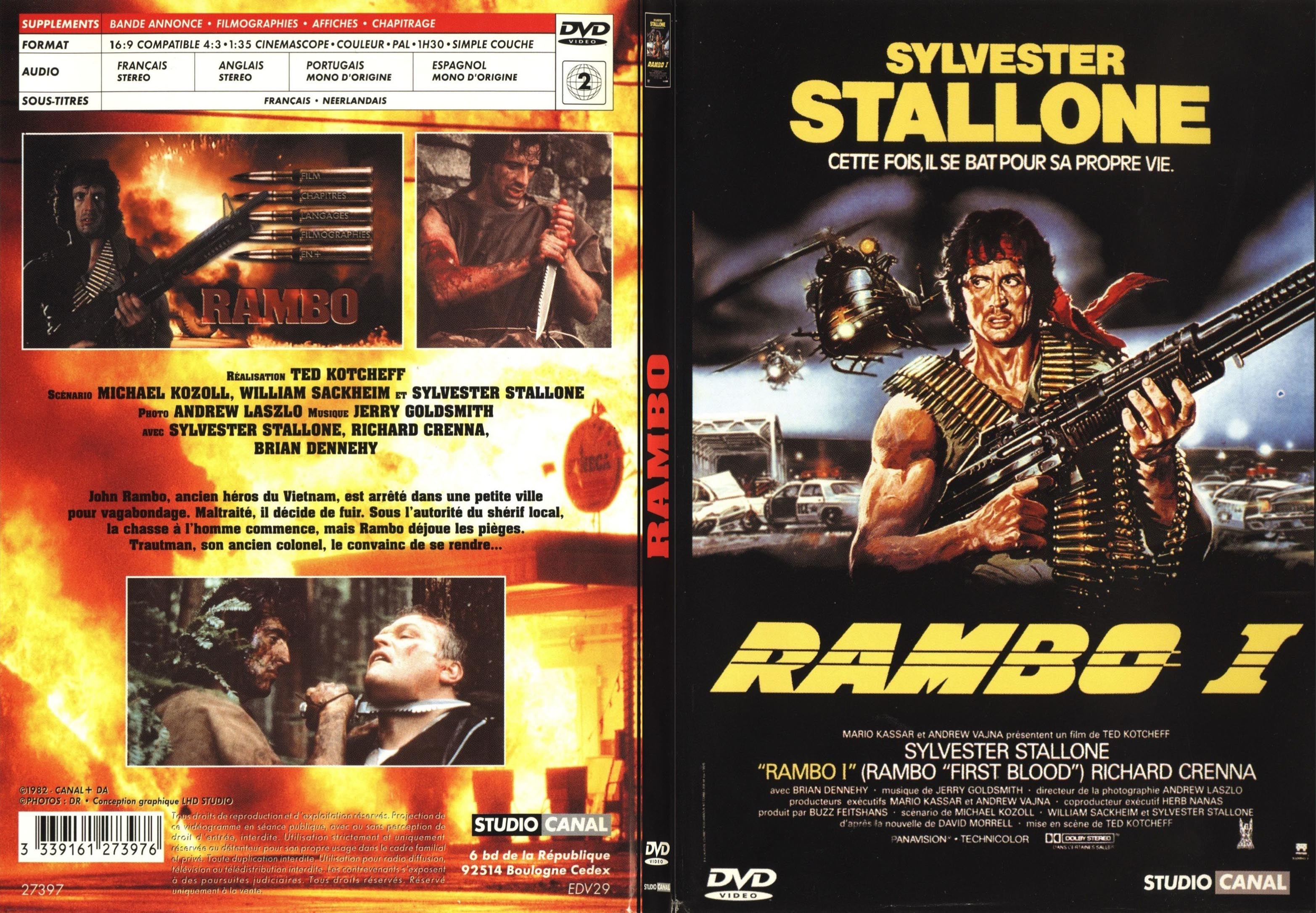 Jaquette DVD Rambo - SLIM