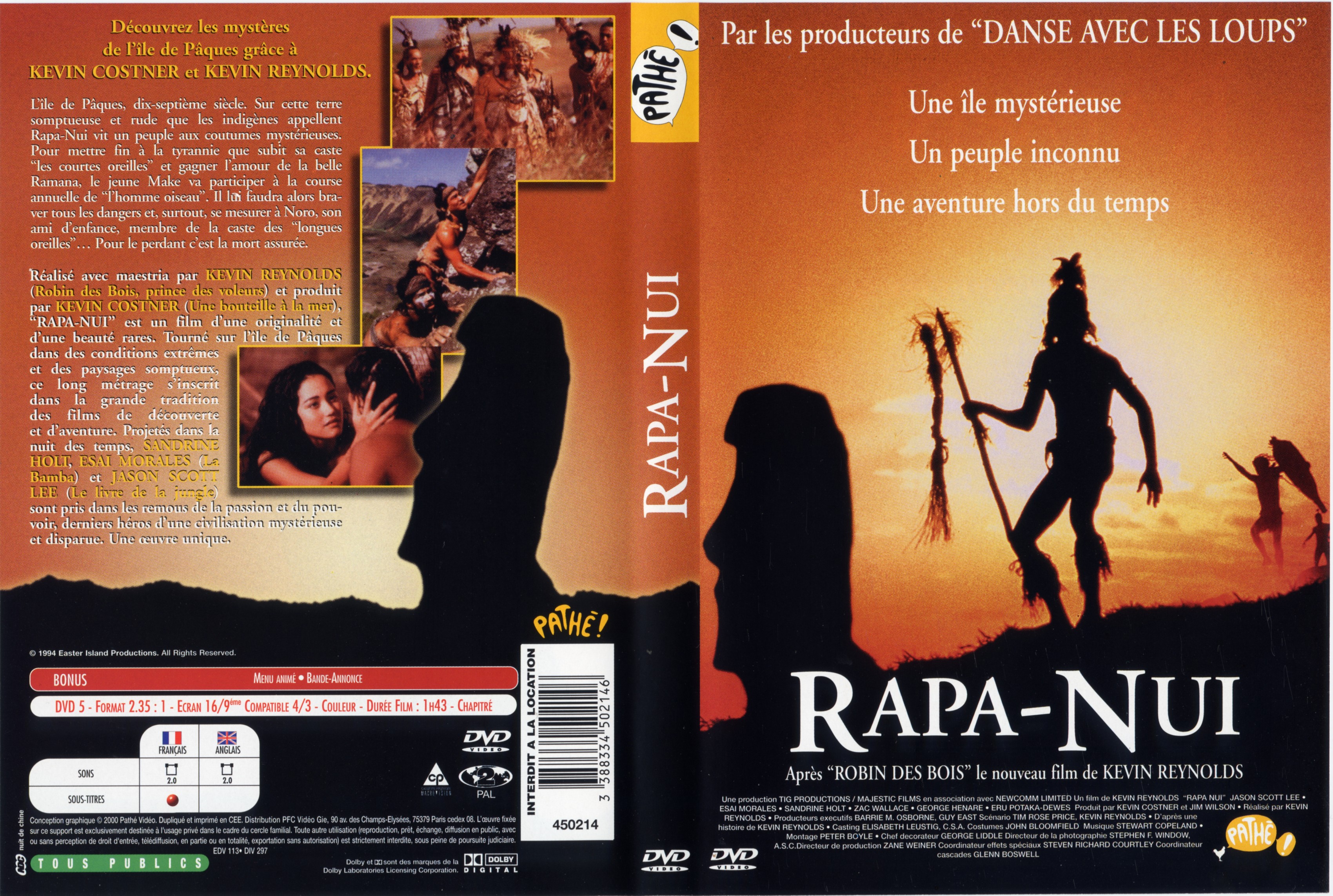 Jaquette DVD Rapa-Nui