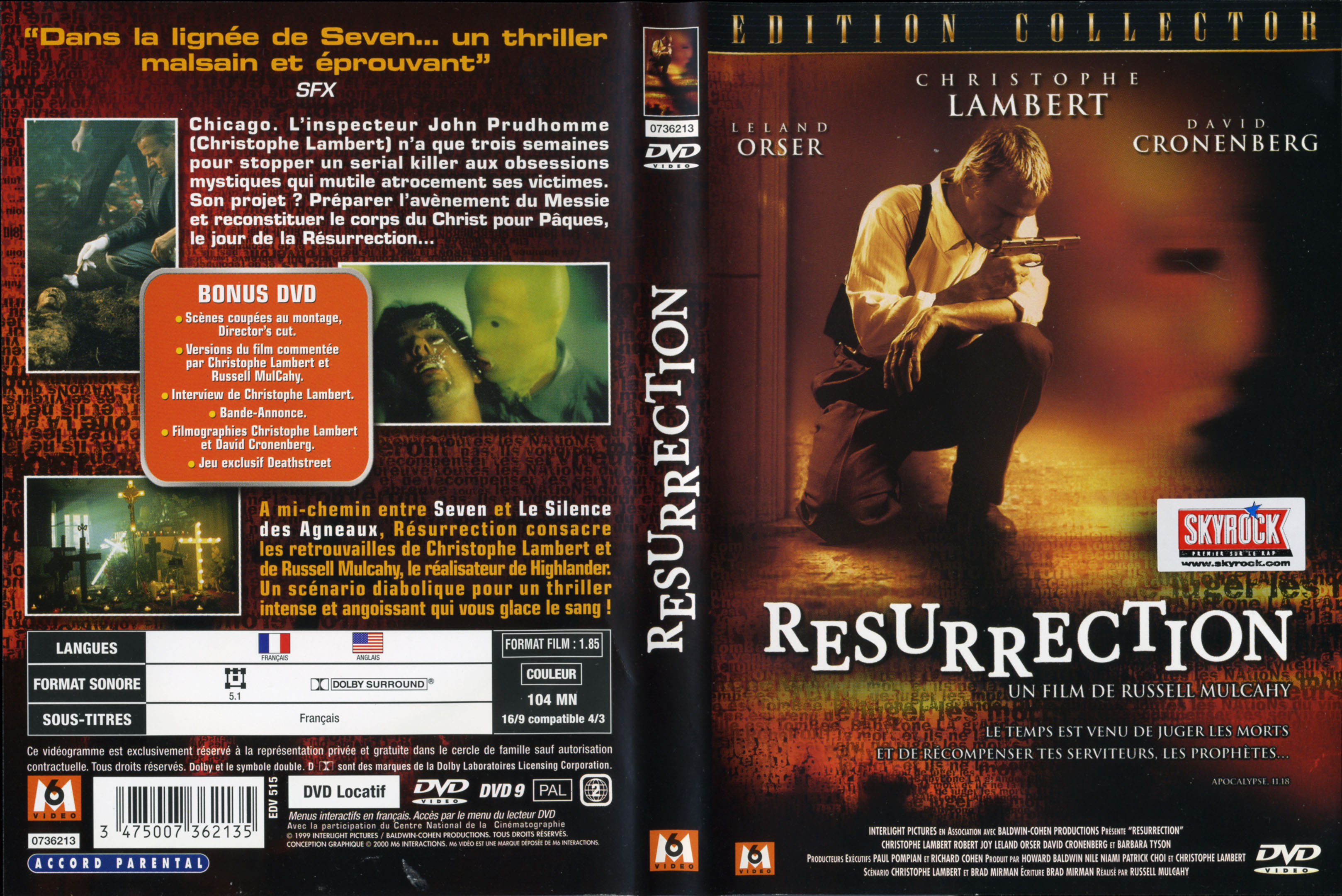 Jaquette DVD Resurrection