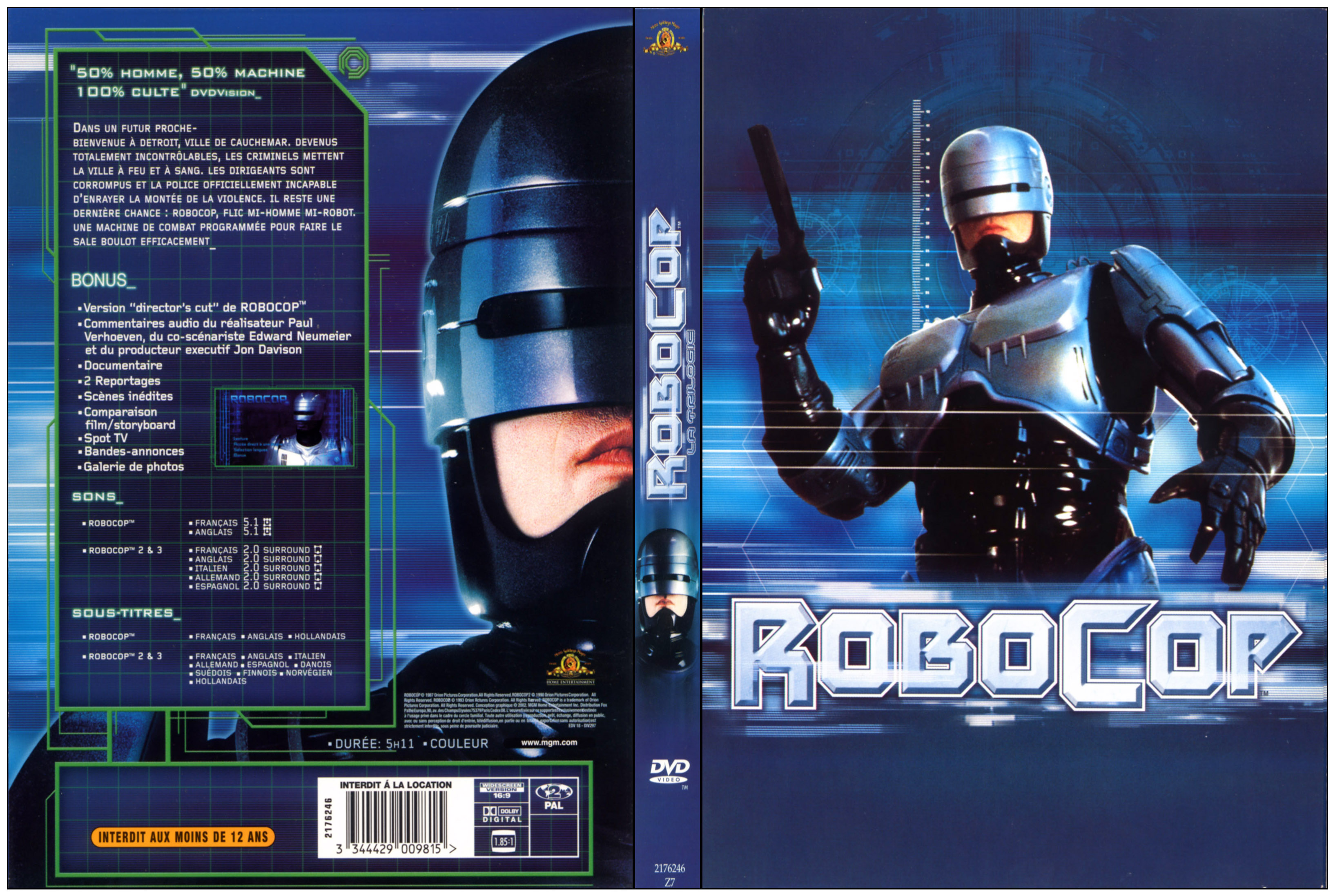 Jaquette DVD Robocop 2