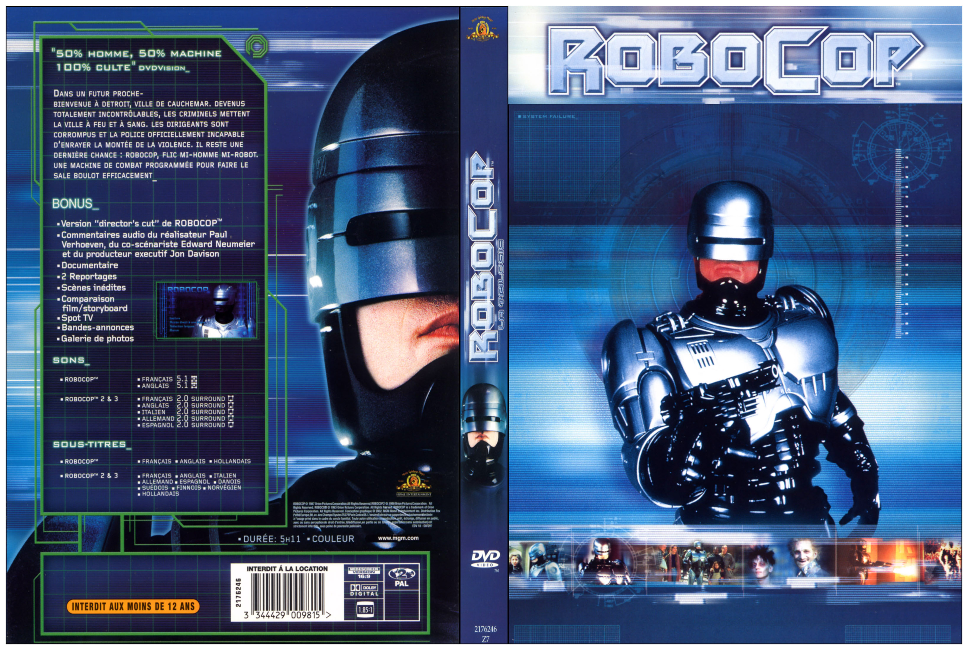 Jaquette DVD Robocop 3