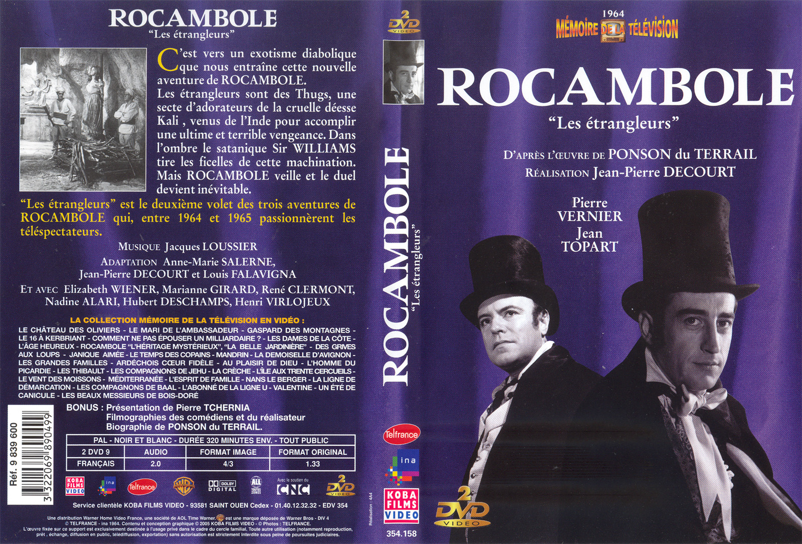 Jaquette DVD Rocambole - Les trangleurs