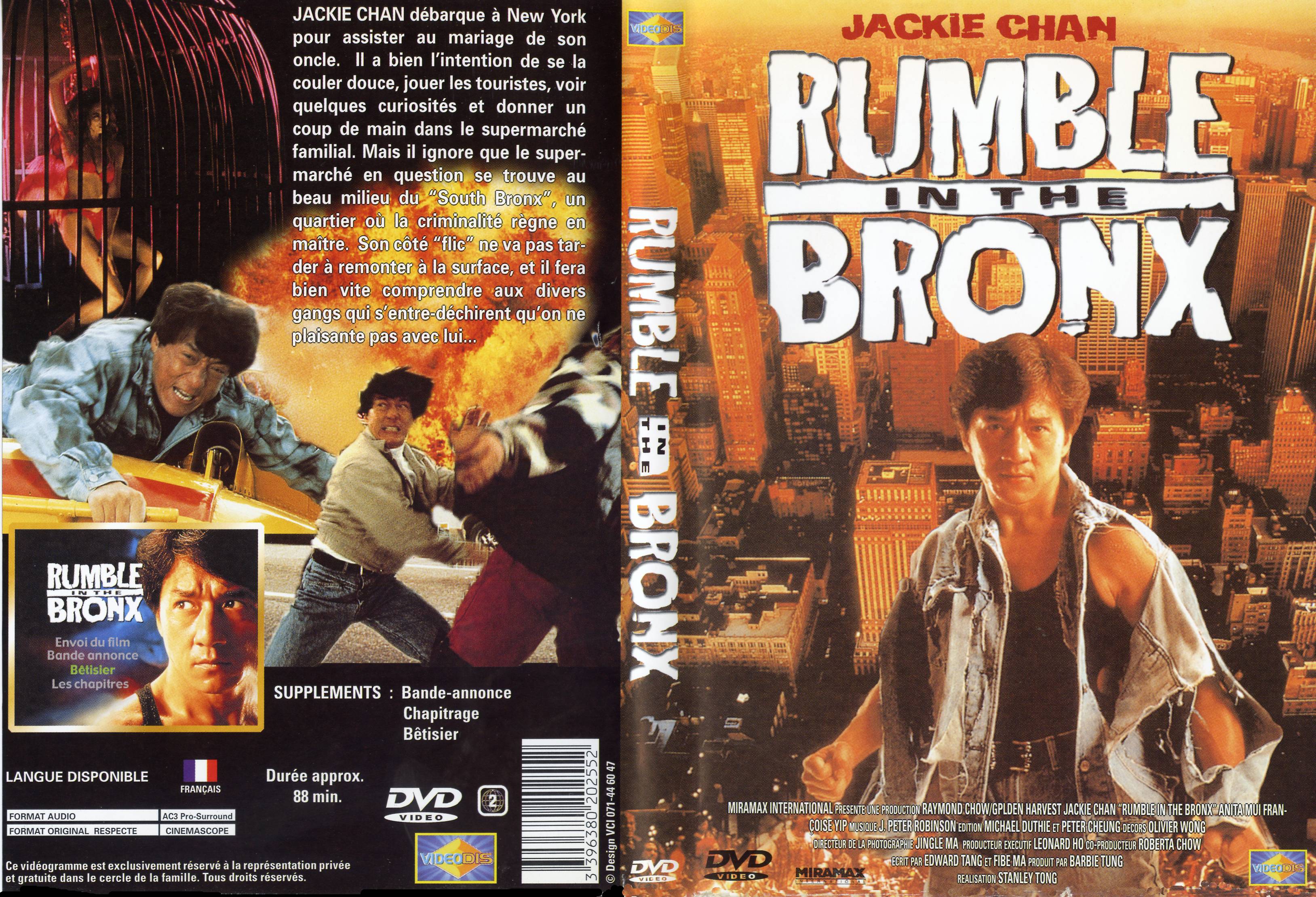 Jaquette DVD Rumble in the bronx