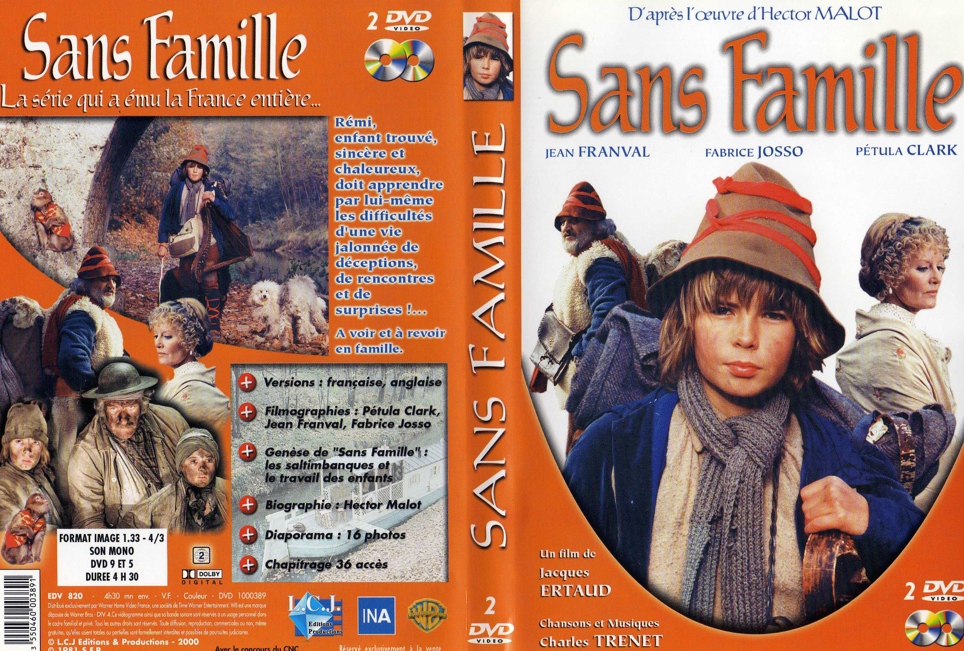 Jaquette DVD Sans famille (1981)