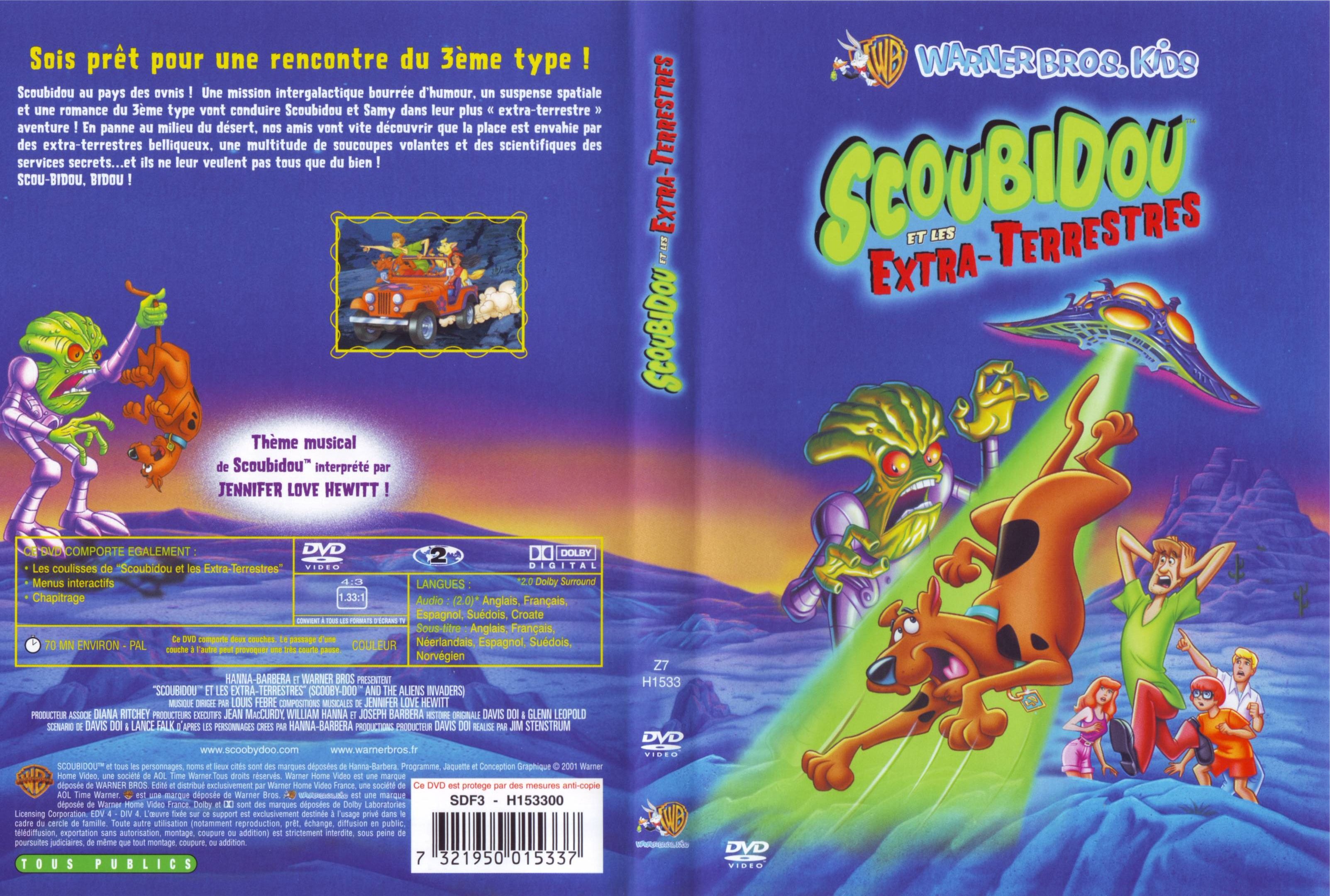 Jaquette DVD Scoubidou et les extra-terrestres