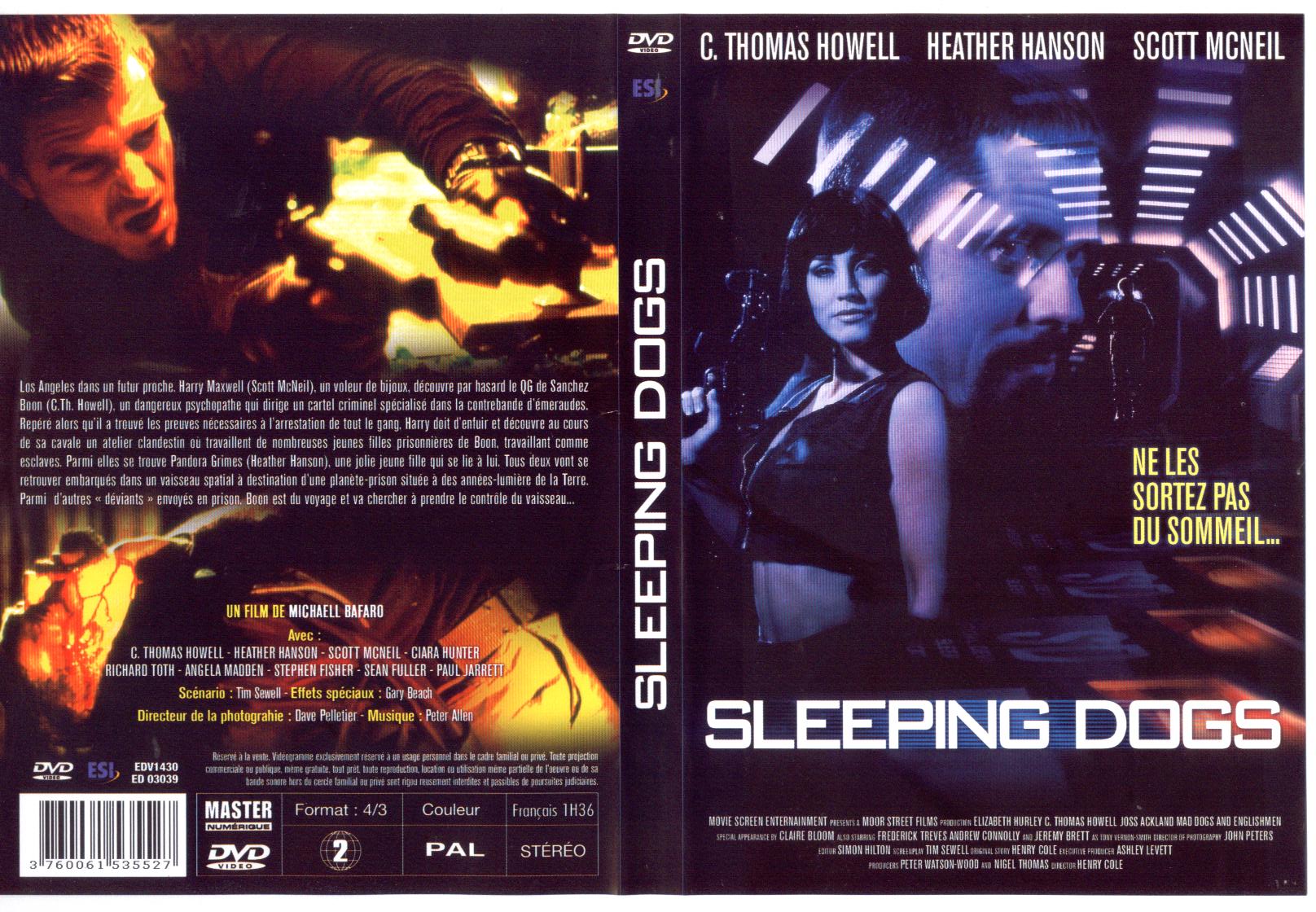 Jaquette DVD Sleeping dogs