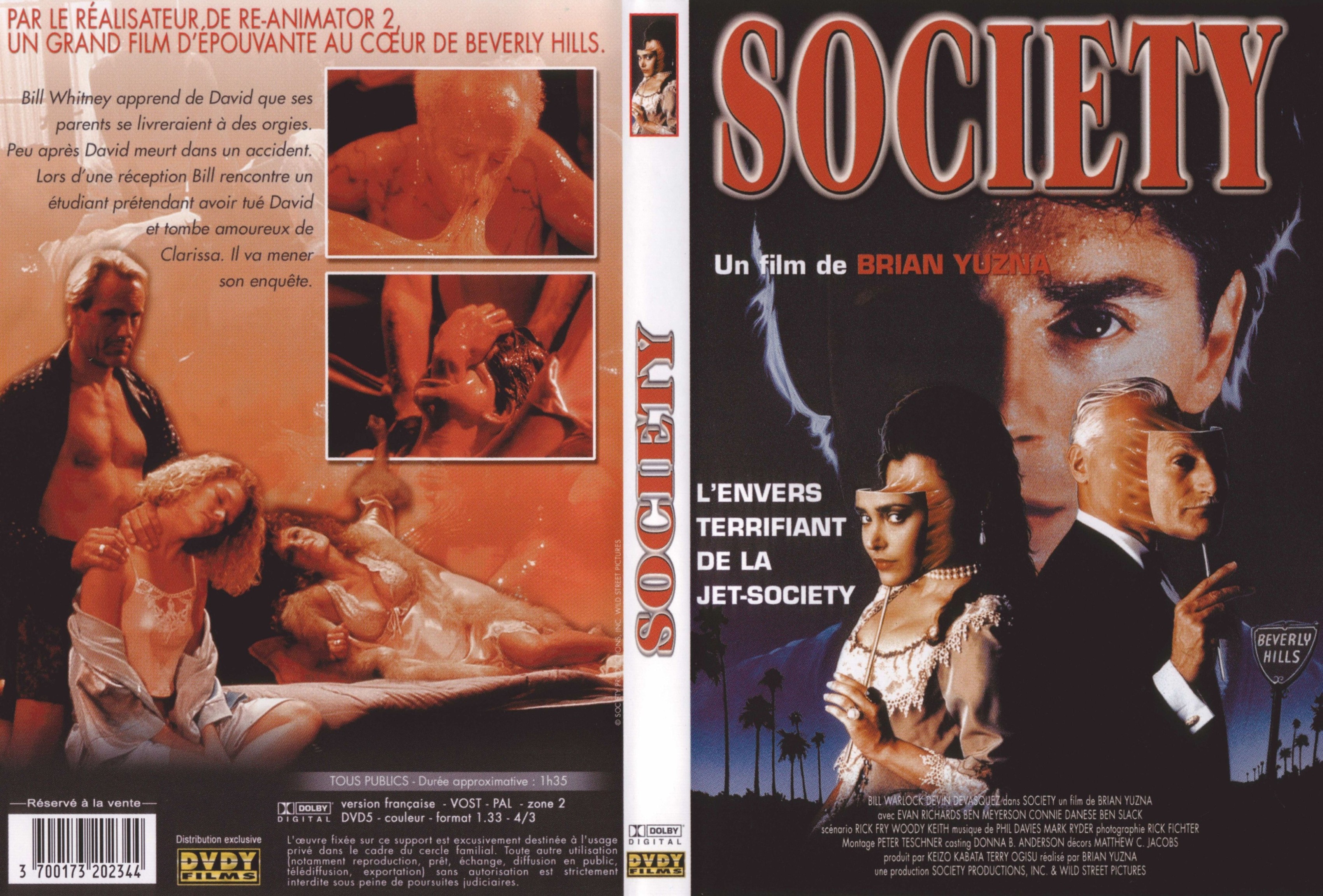 Jaquette DVD Society