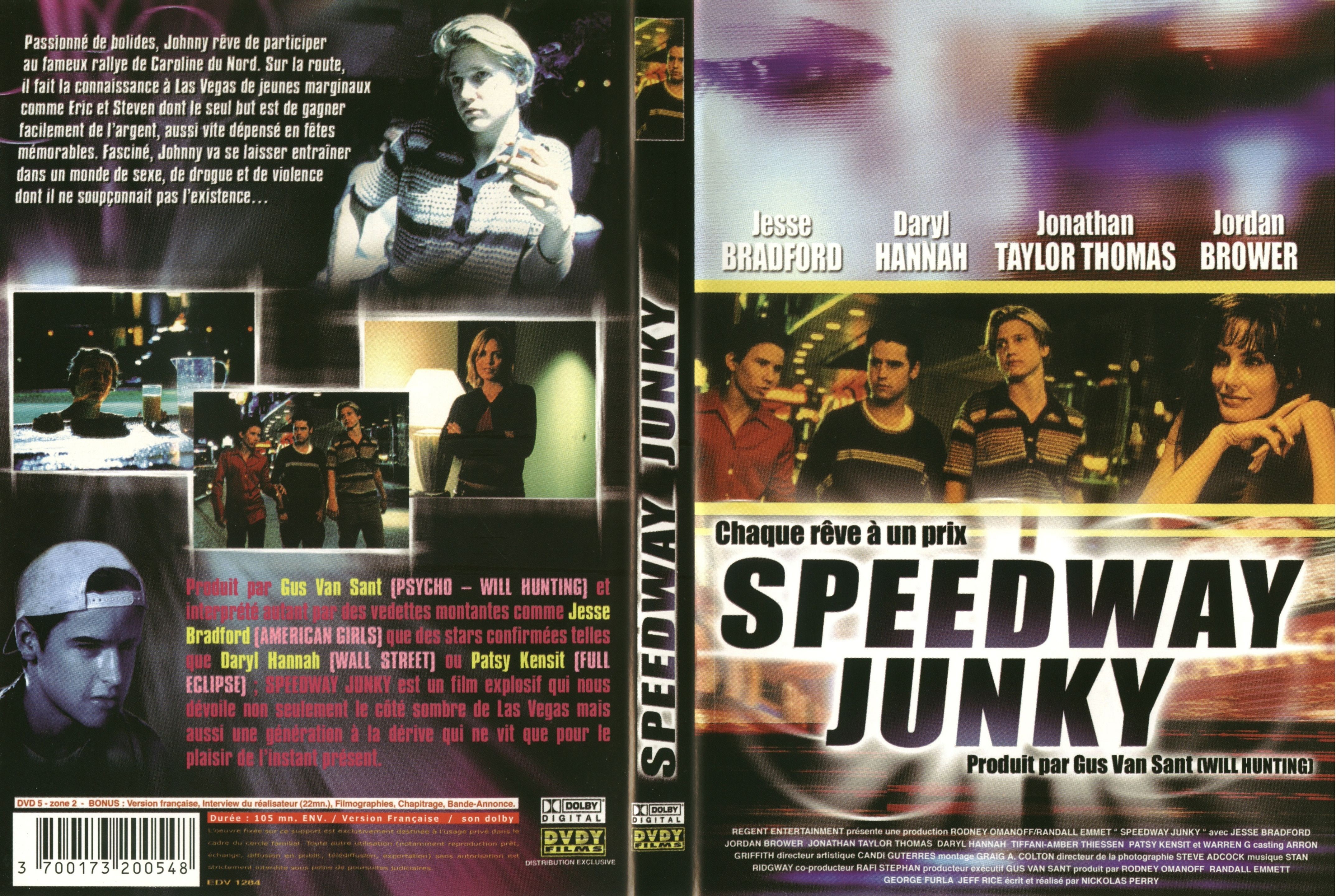 Jaquette DVD Speedway junky