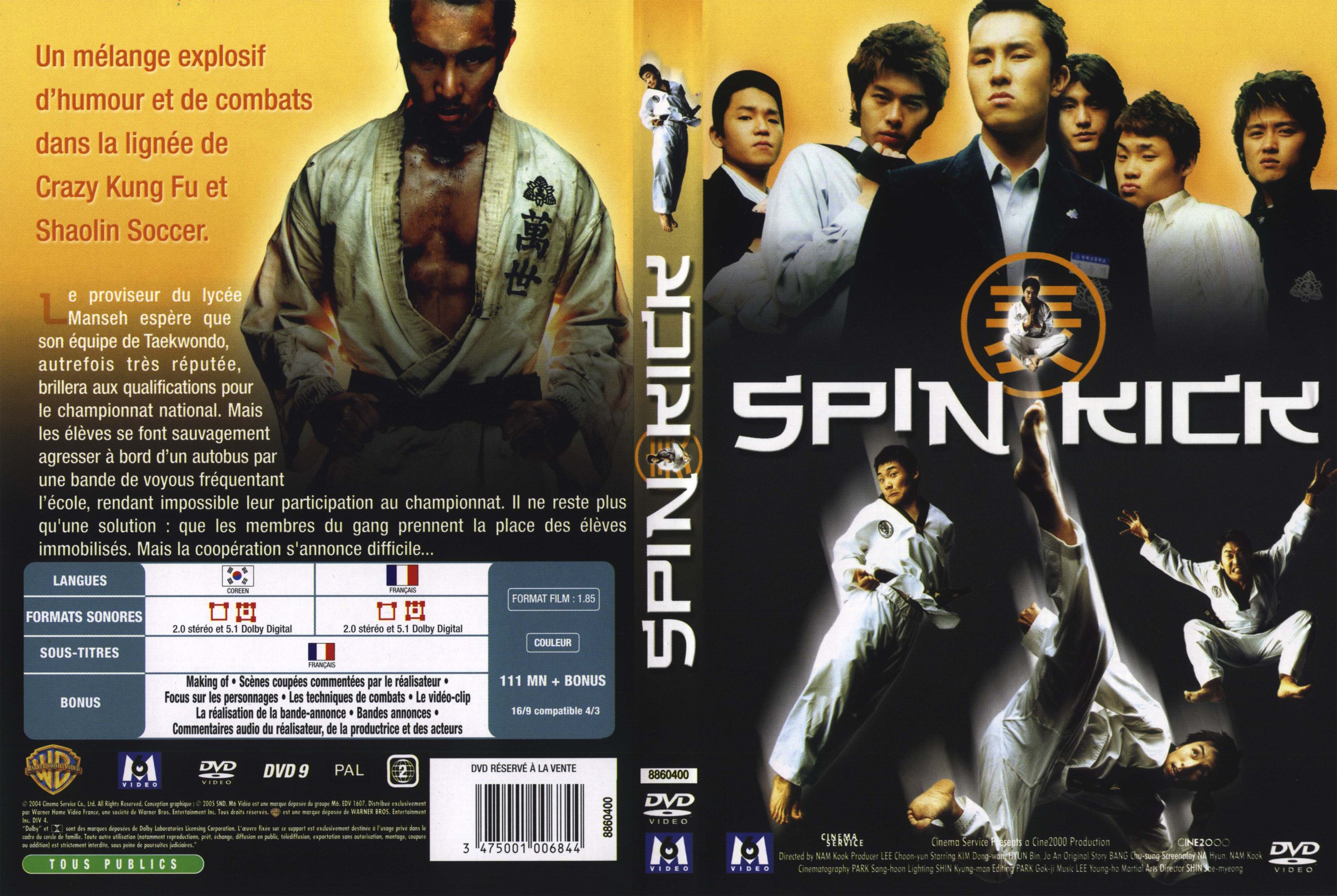 Jaquette DVD Spin Kick