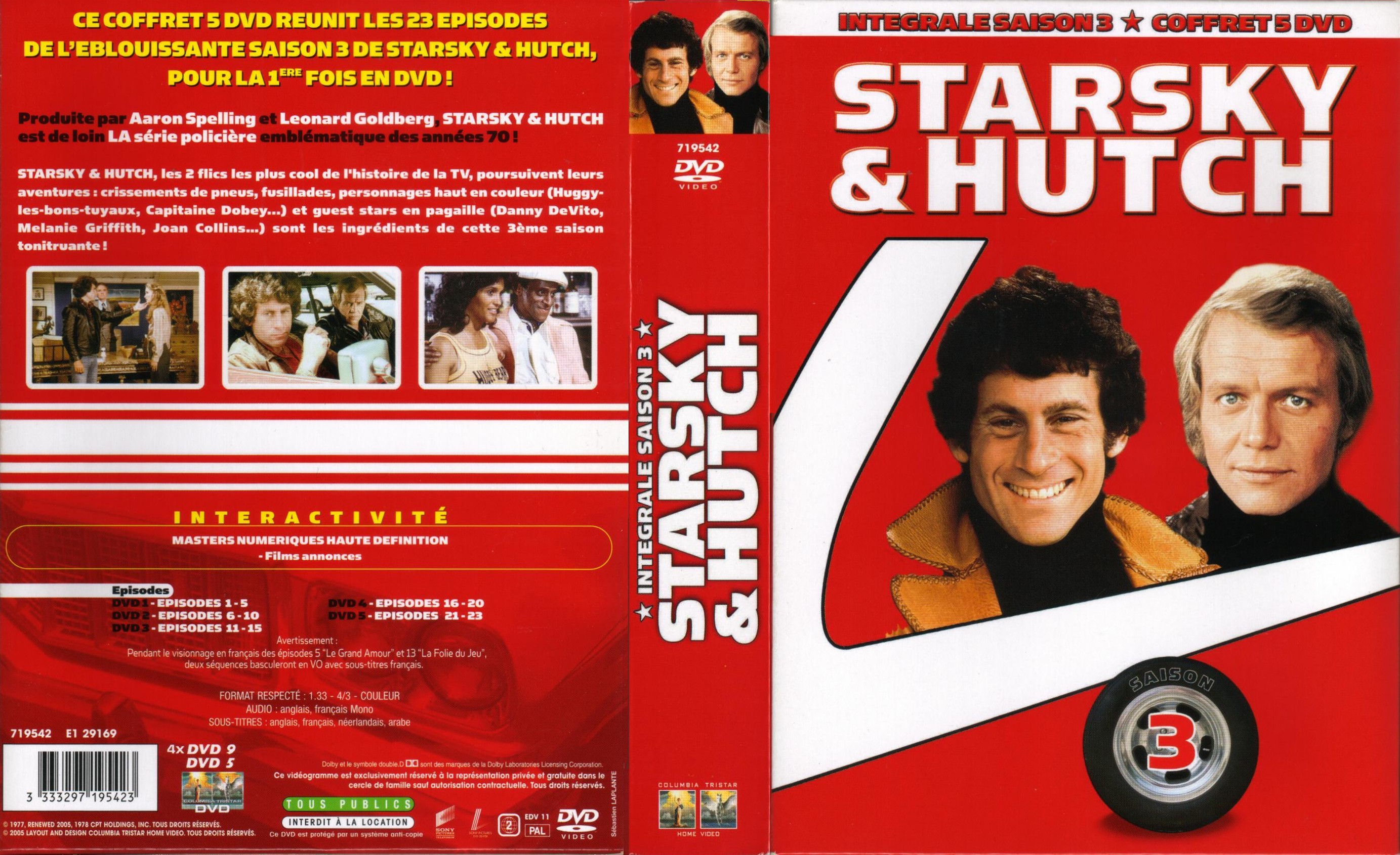 Jaquette DVD Starsky et Hutch saison 3
