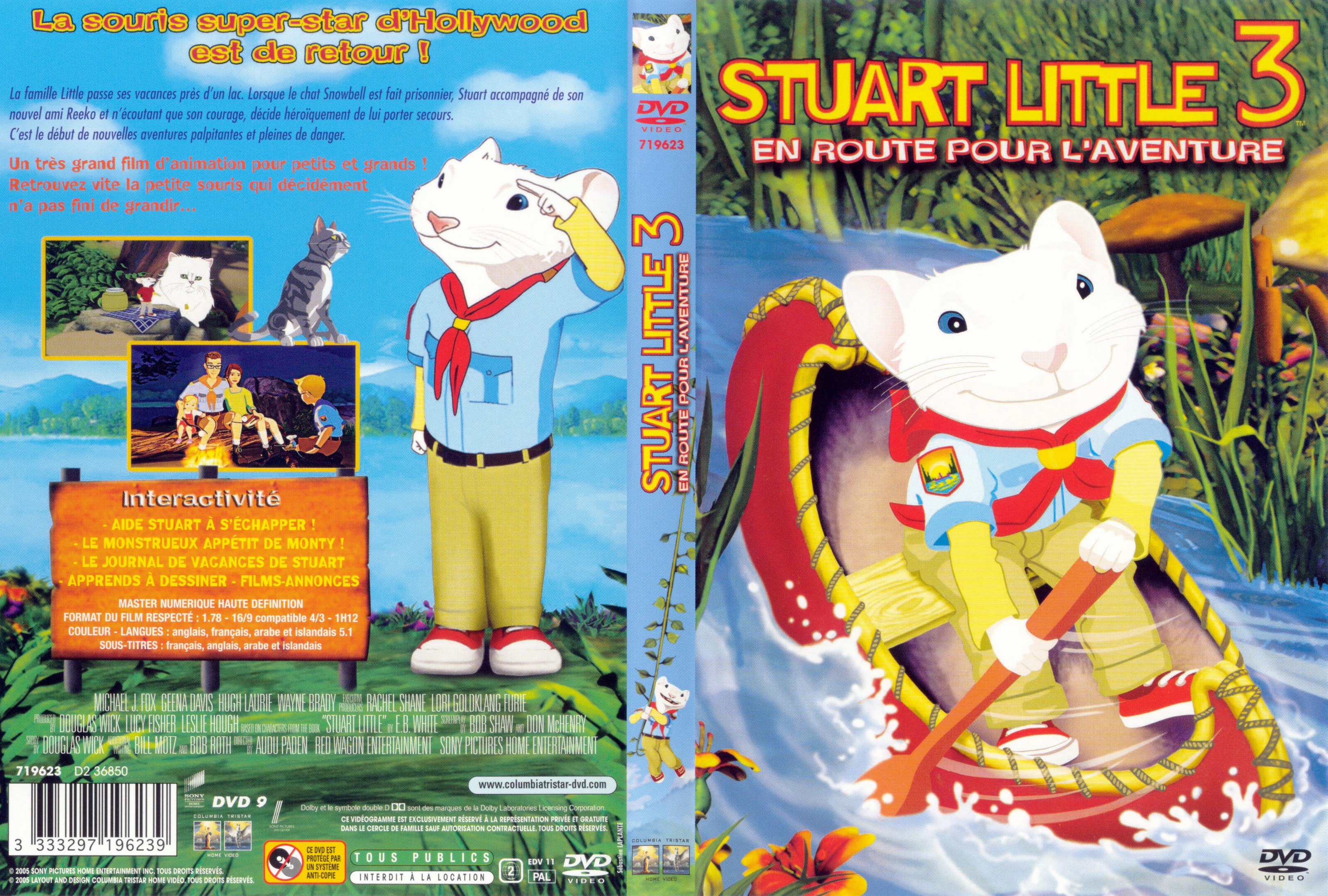 Jaquette DVD Stuart little 3