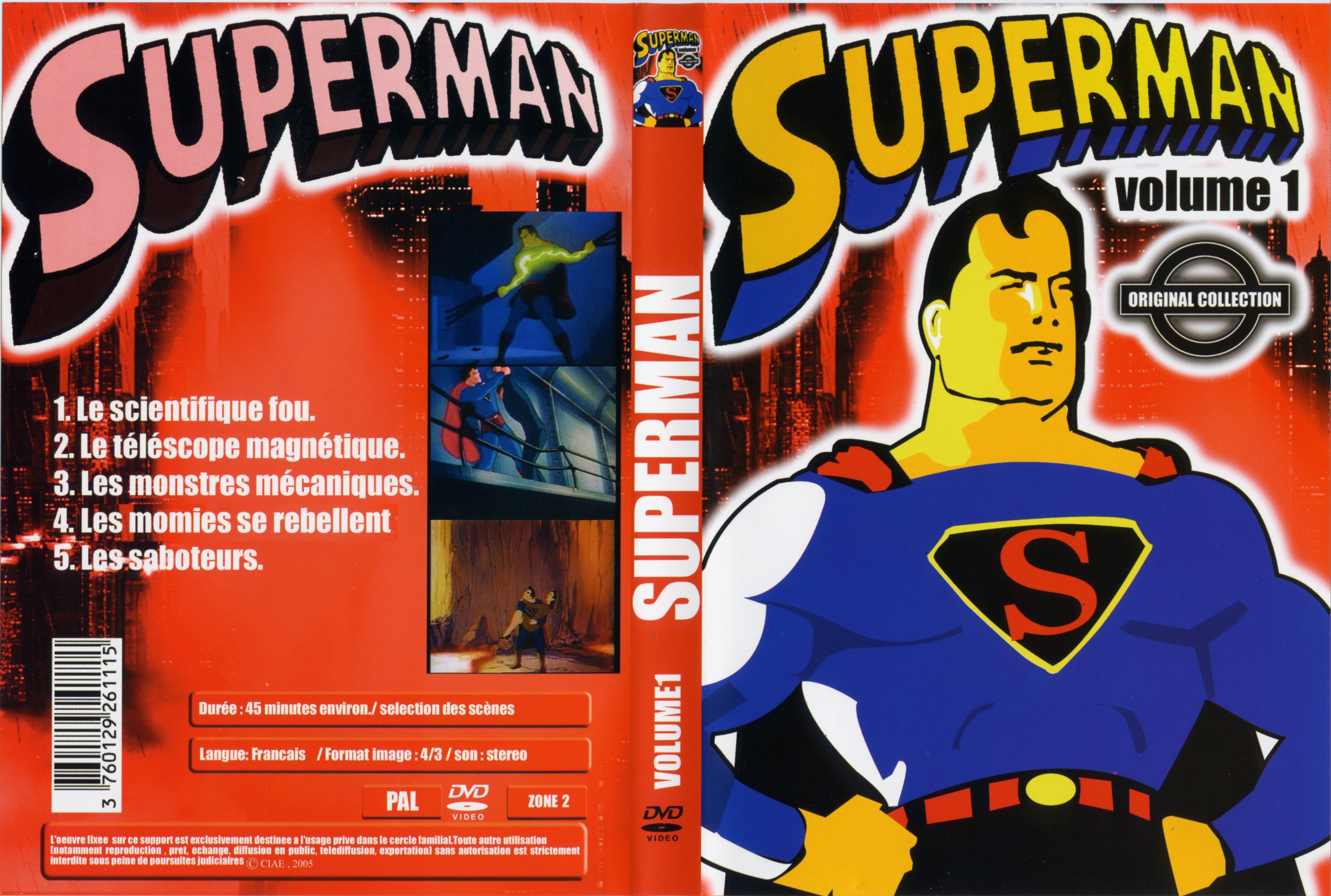 Jaquette DVD Superman DA vol 1