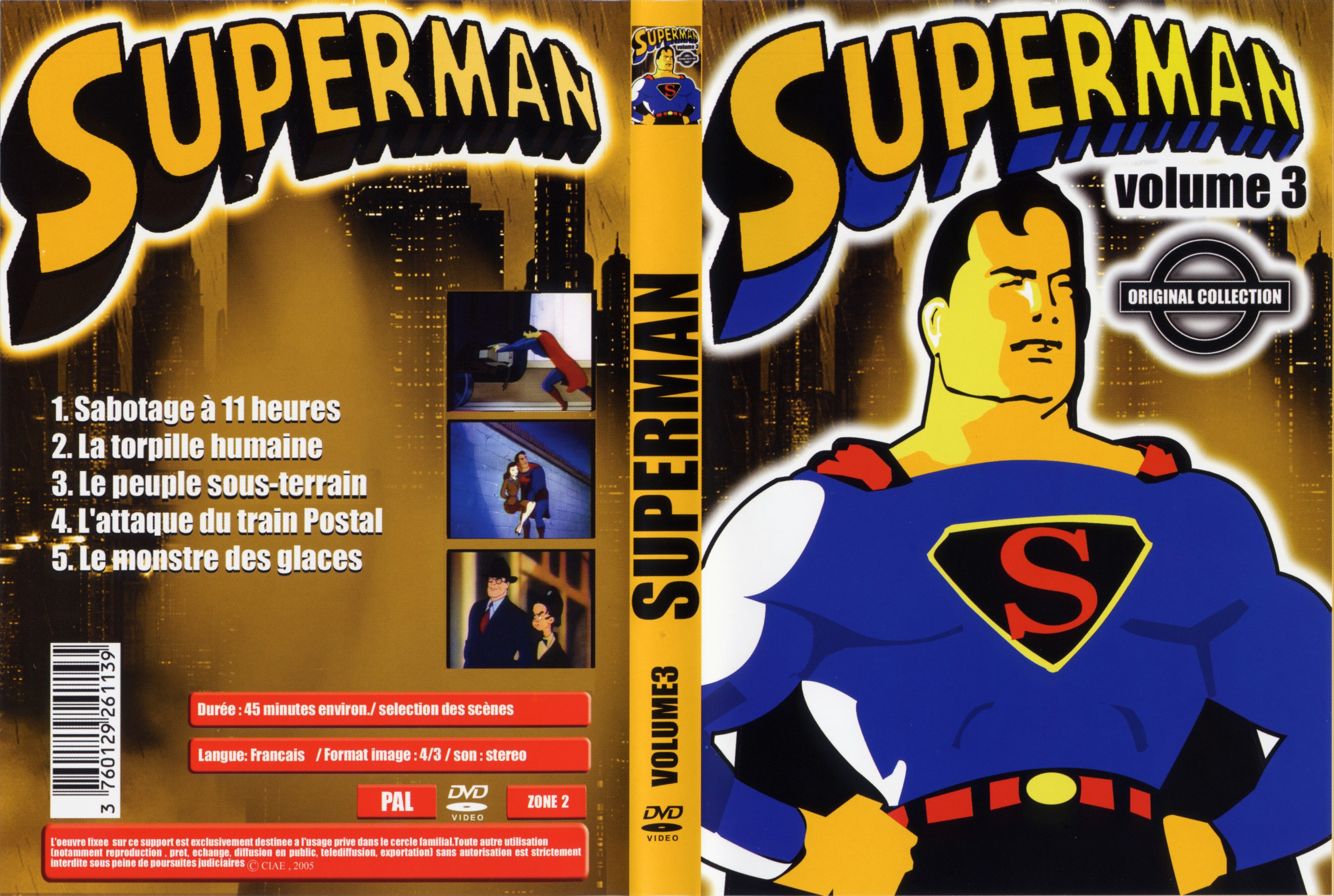 Jaquette DVD Superman DA vol 3