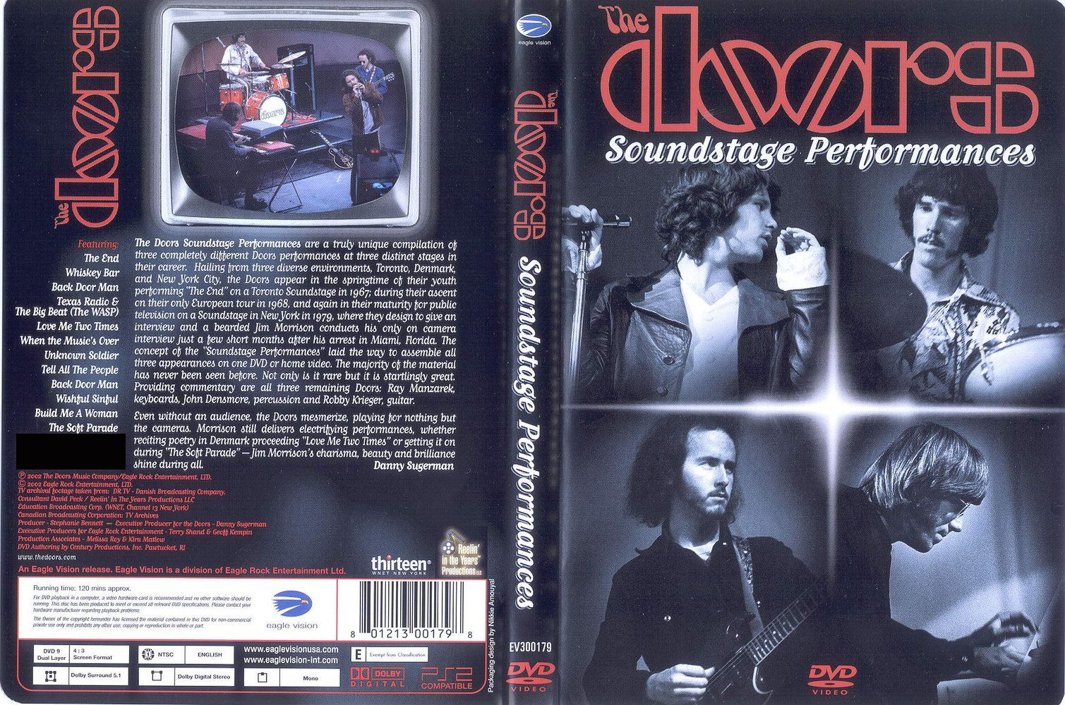 Jaquette DVD The Doors Soundstage Performances