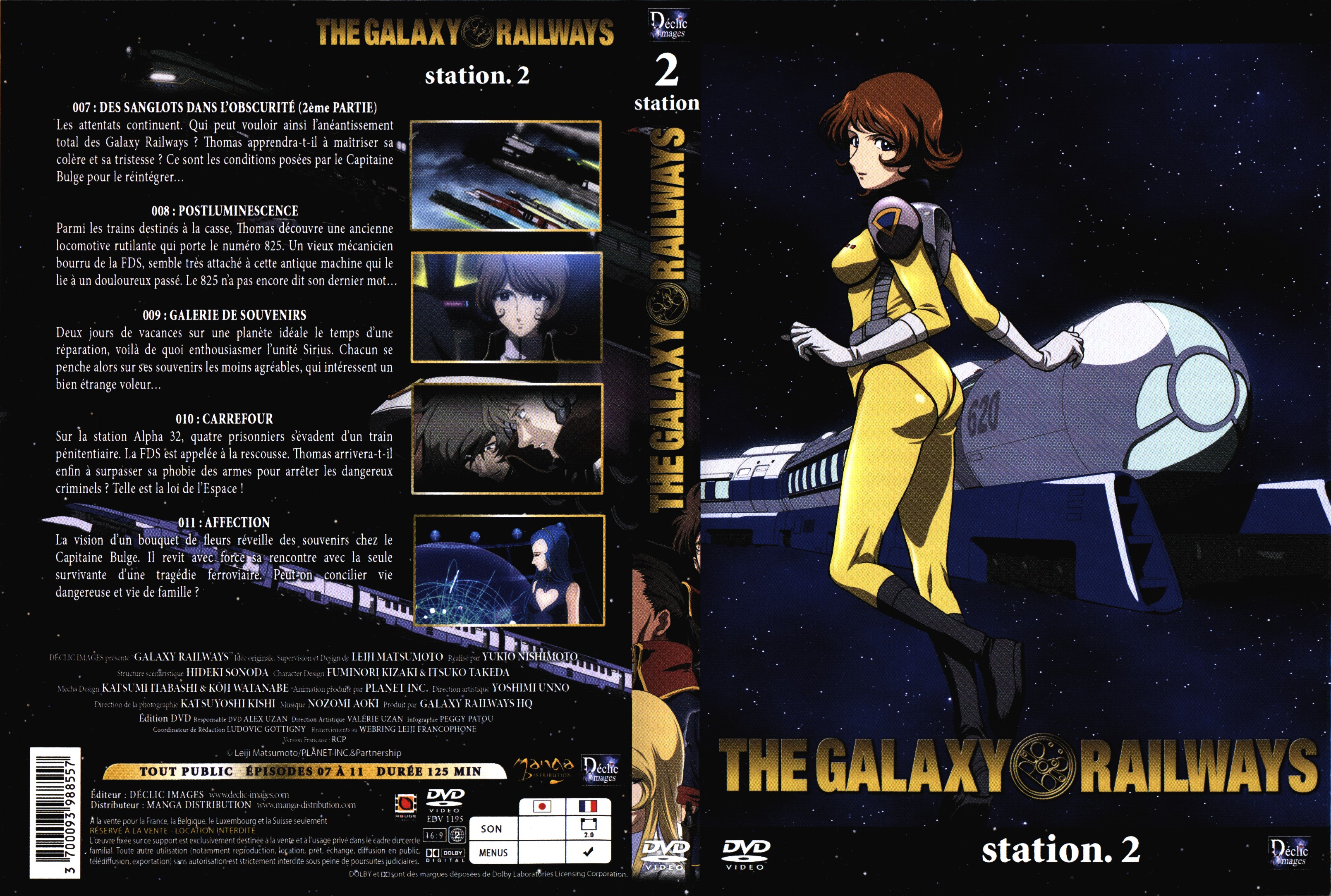 Jaquette DVD The galaxy railways station 2