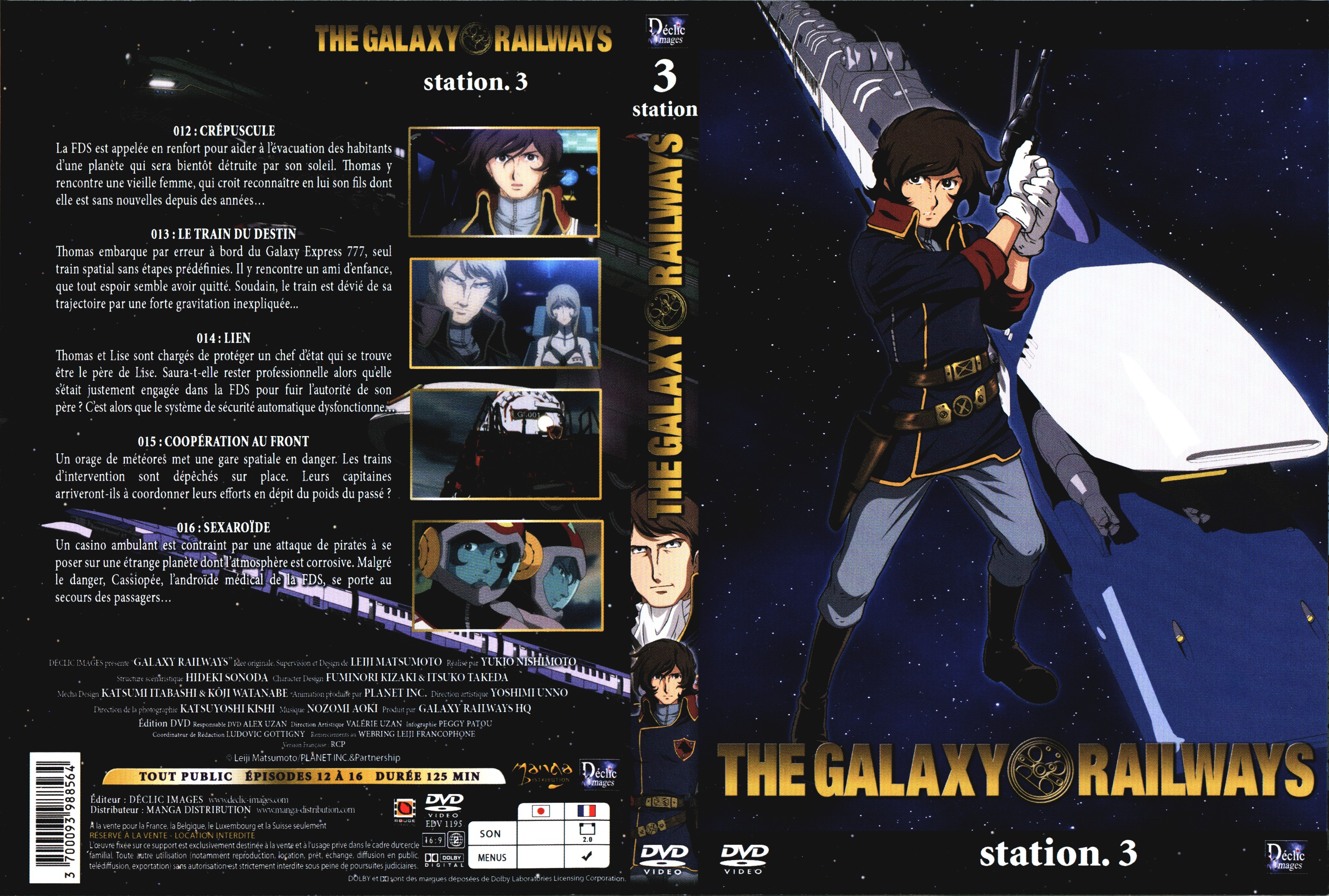 Jaquette DVD The galaxy railways station 3