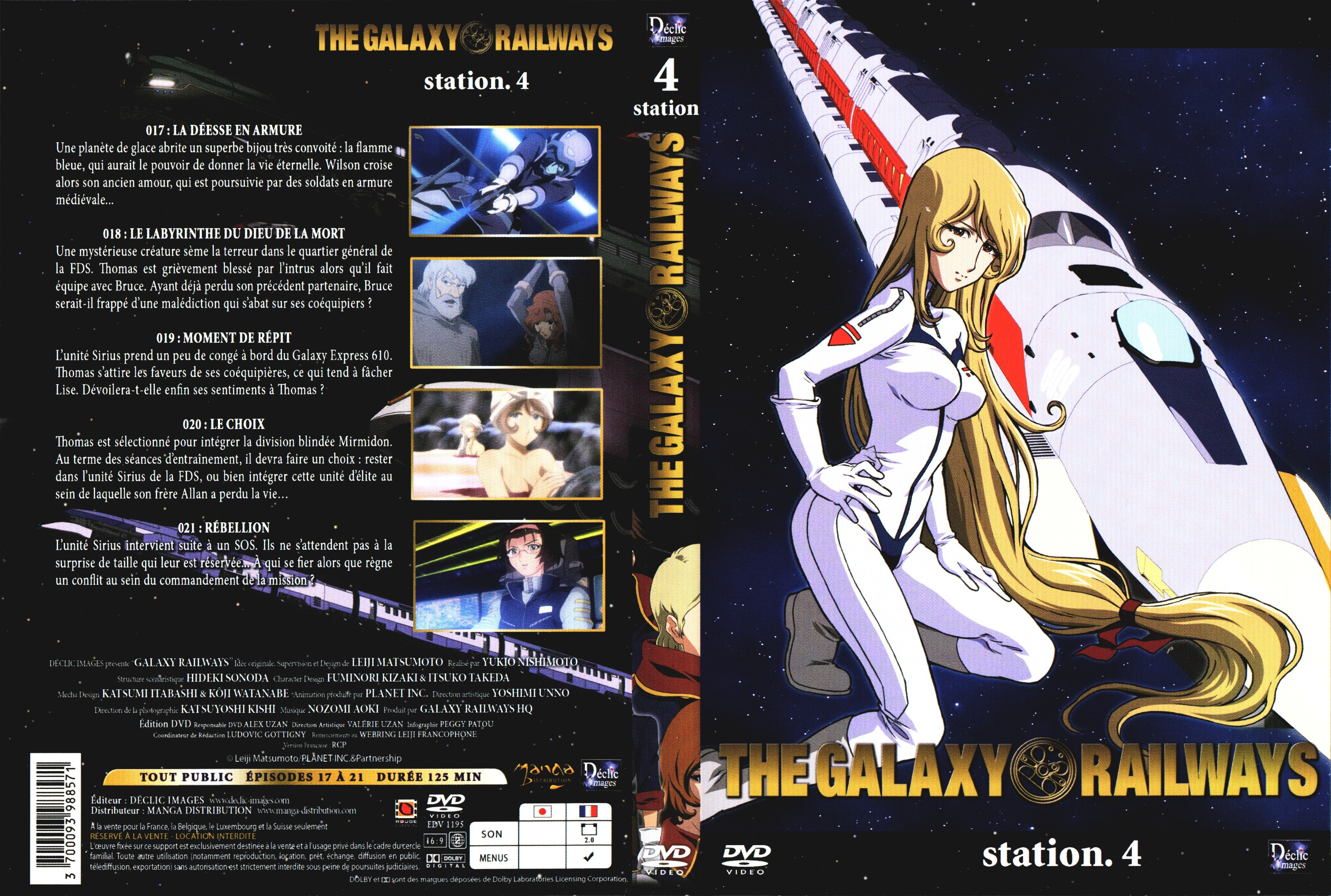 Jaquette DVD The galaxy railways station 4