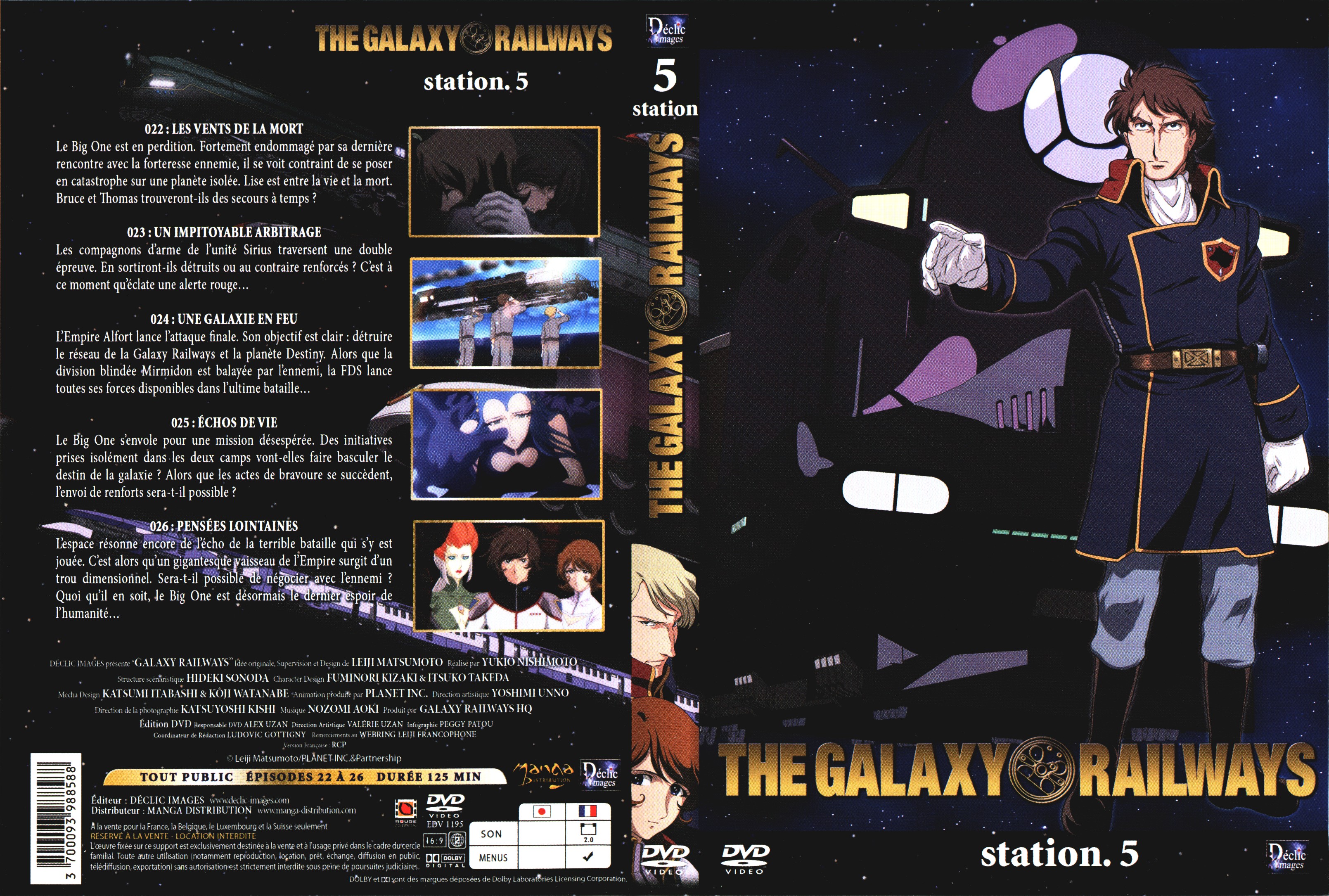 Jaquette DVD The galaxy railways station 5