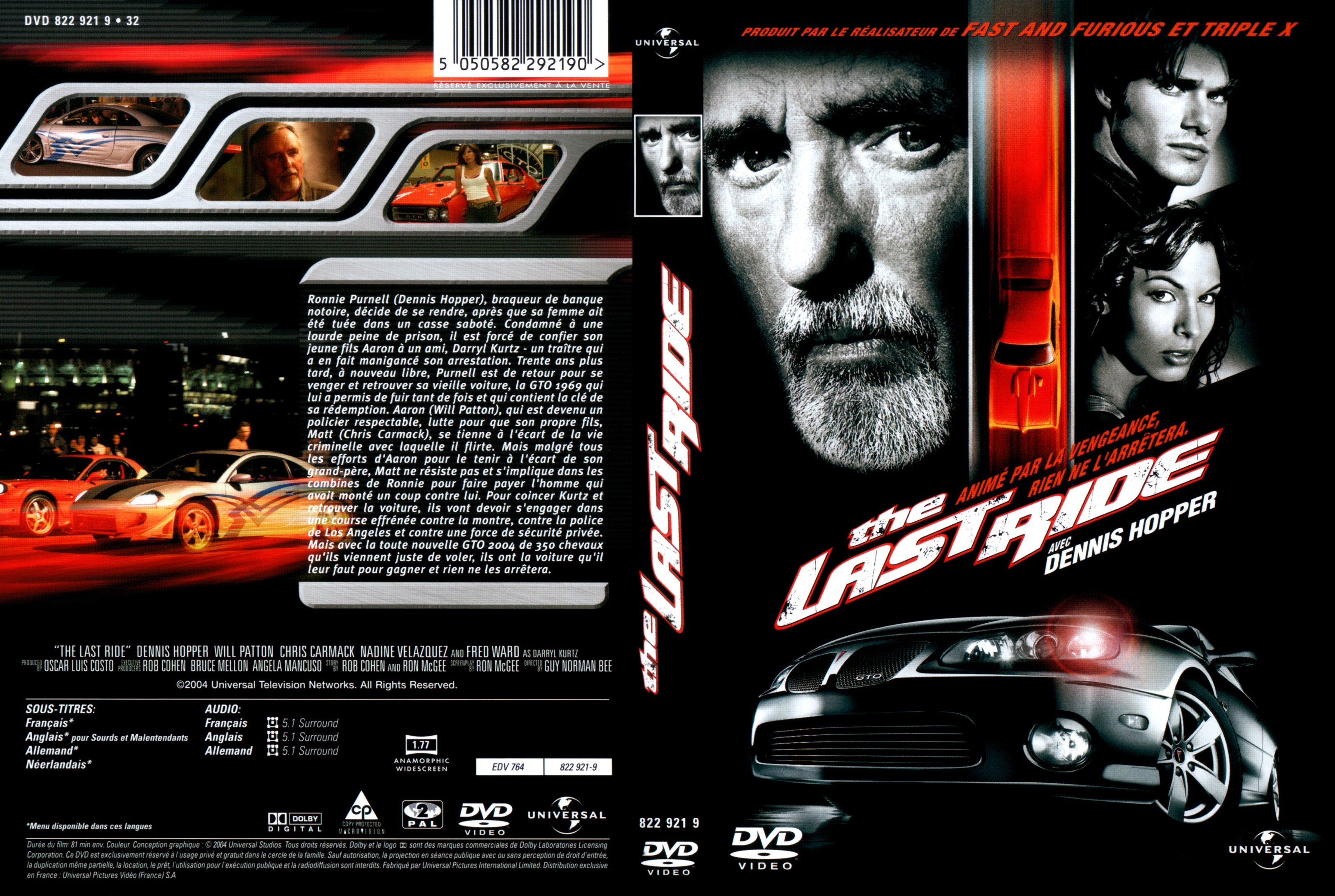 Jaquette DVD The last ride