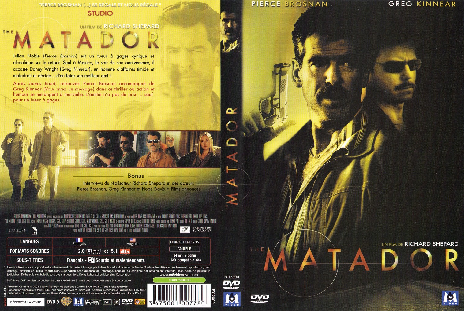 Jaquette DVD The matador