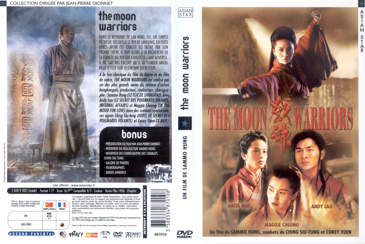 Jaquette DVD The moon warriors