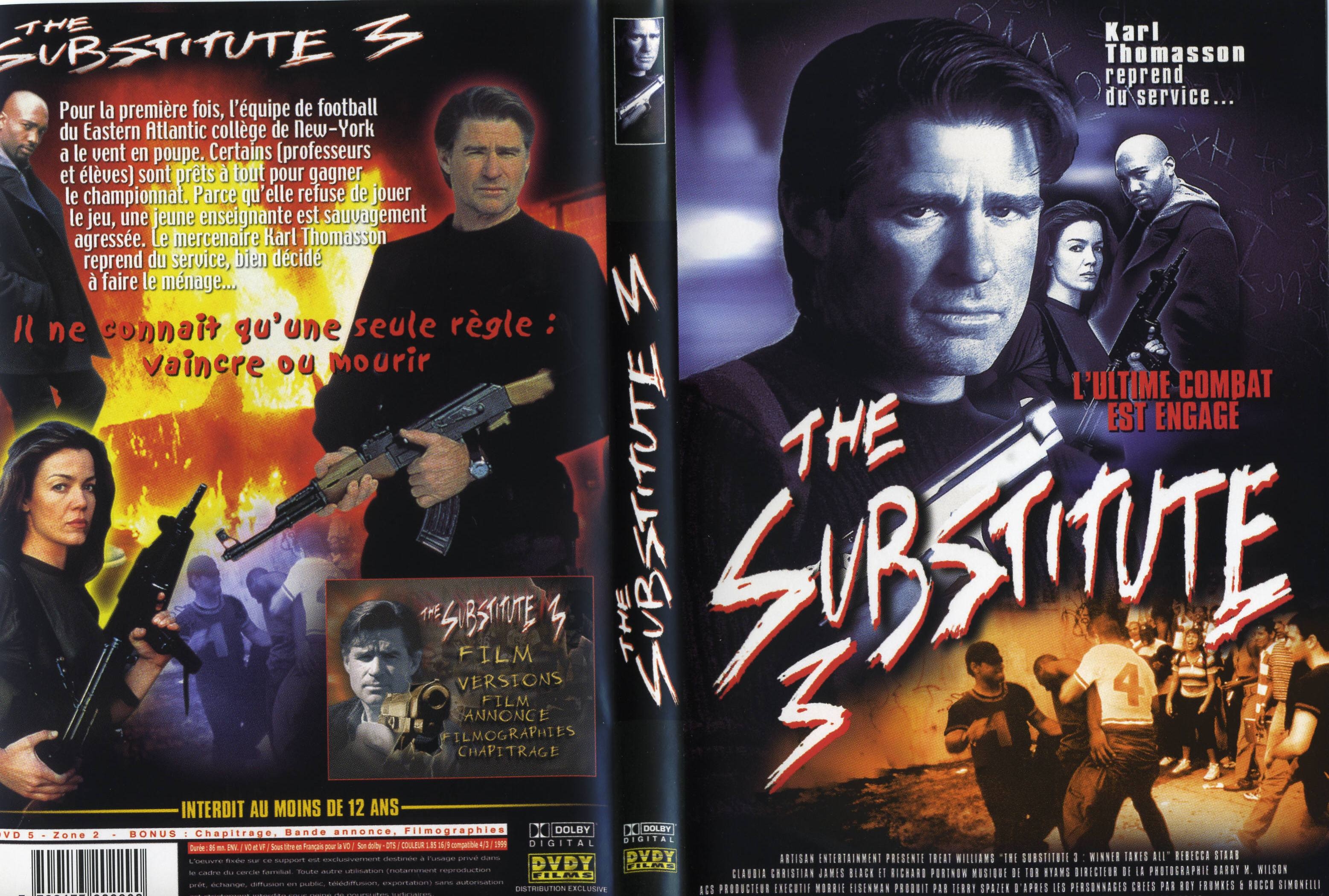 Jaquette DVD The substitute 3