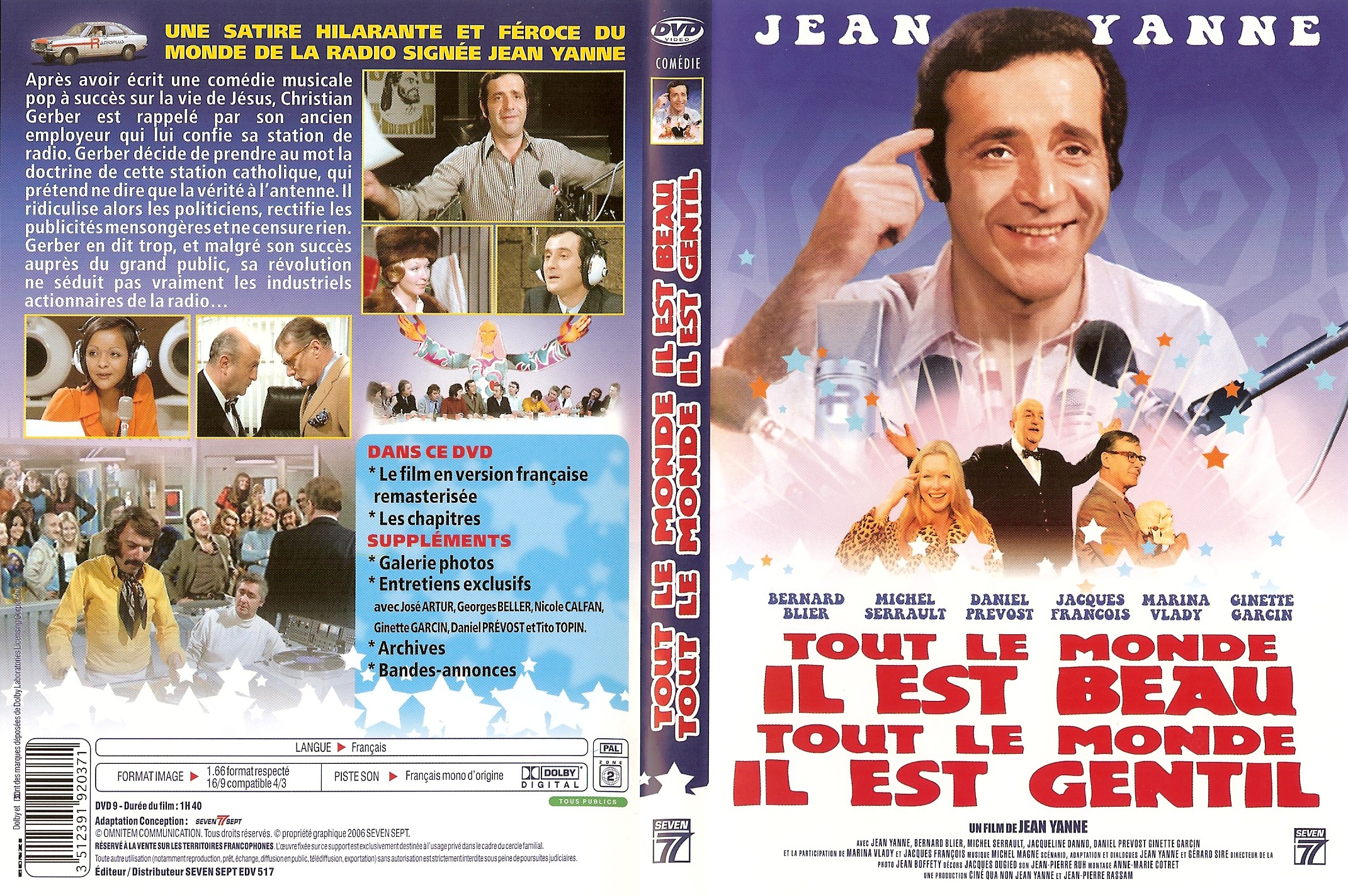 Jaquette DVD Tout le monde il est beau tout le monde il est gentil