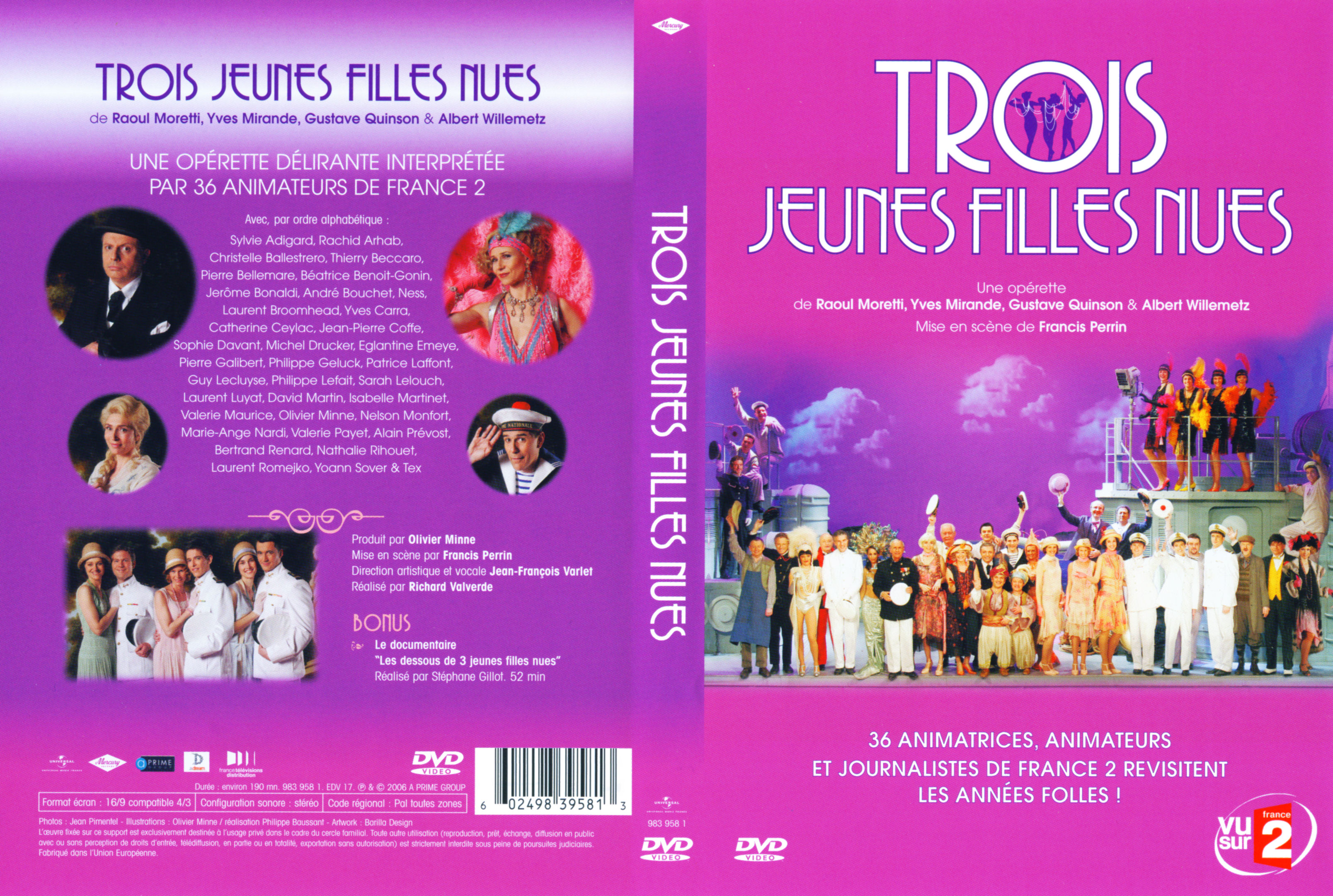 Jaquette DVD Trois jeunes filles nues