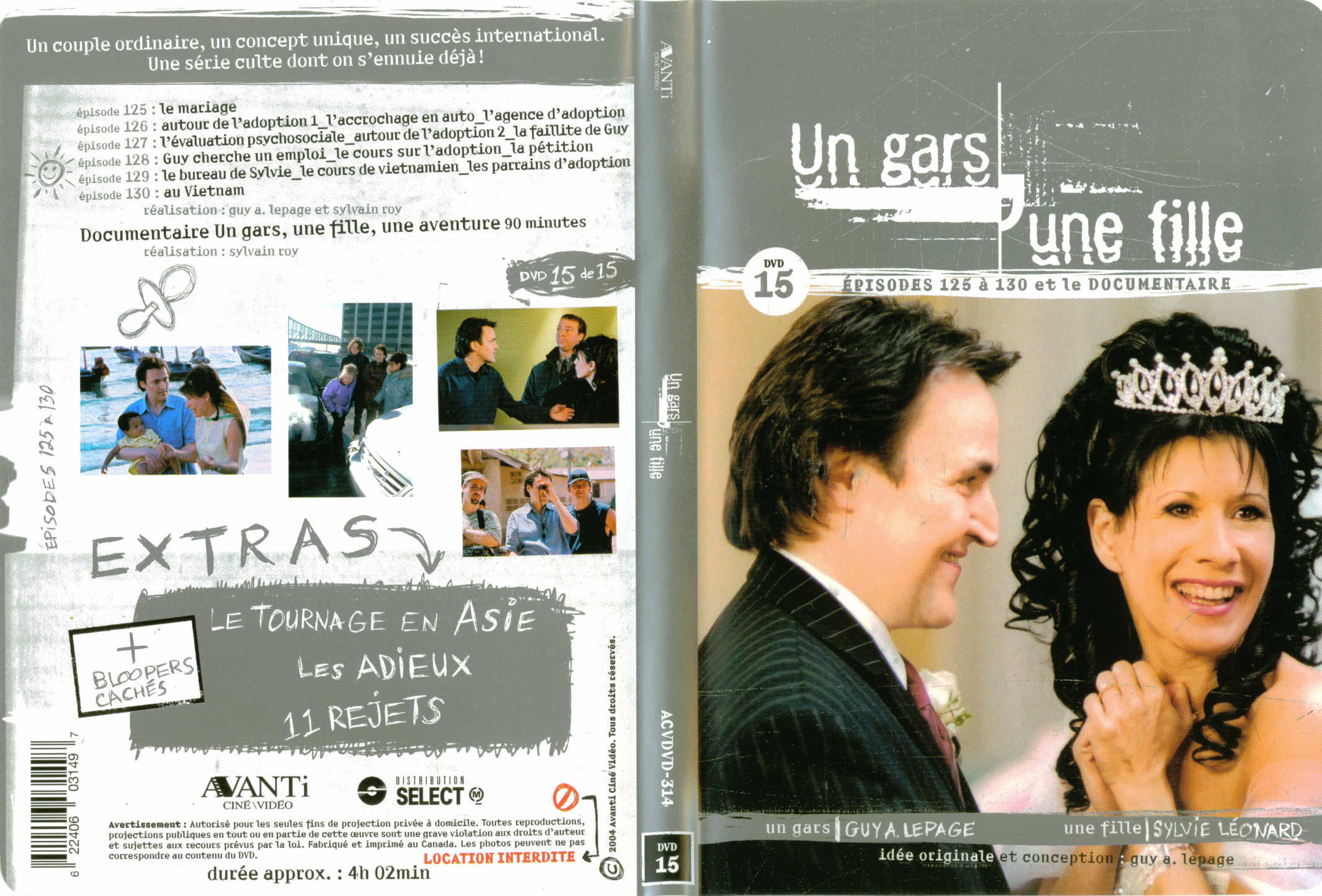 Jaquette DVD Un gars une fille (Canadienne) DVD 15