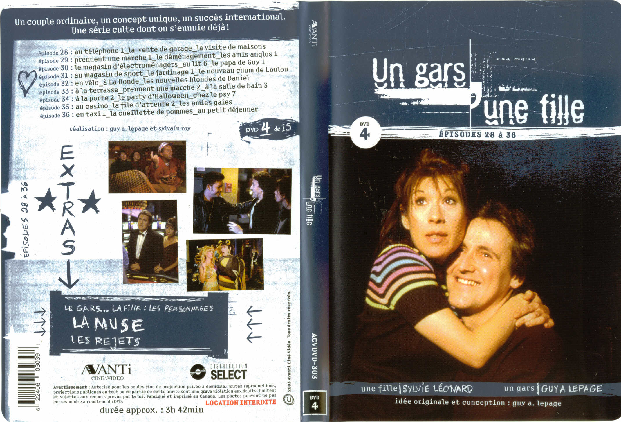 Jaquette DVD Un gars une fille (Canadienne) DVD 4